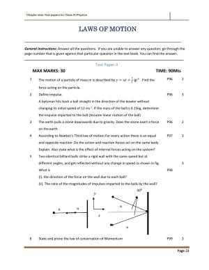 CBSE Worksheets for Class 11 Physics Laws of Motion Assignment 2