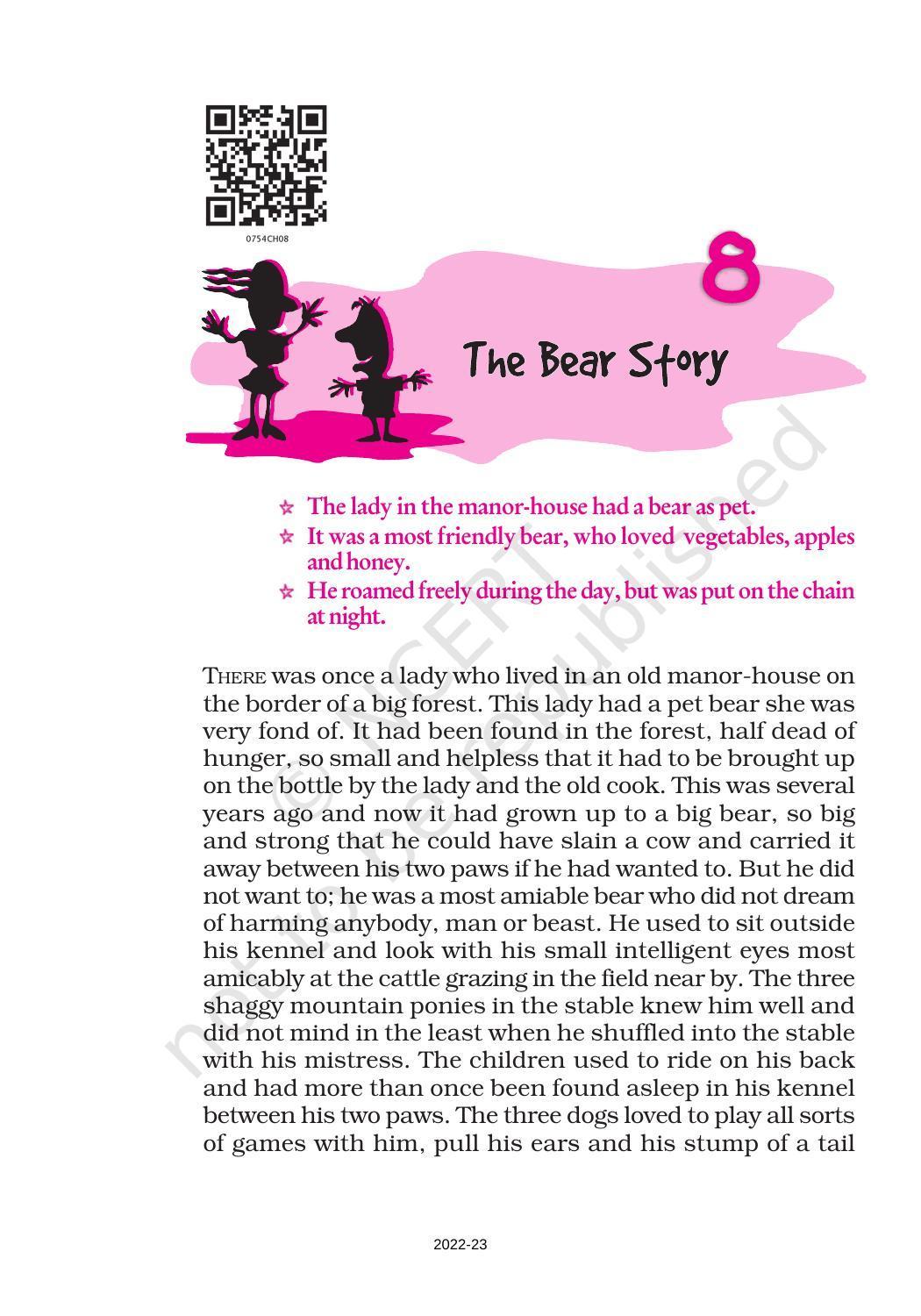 ncert-book-for-class-7-english-an-alien-hand-chapter-8-the-bear