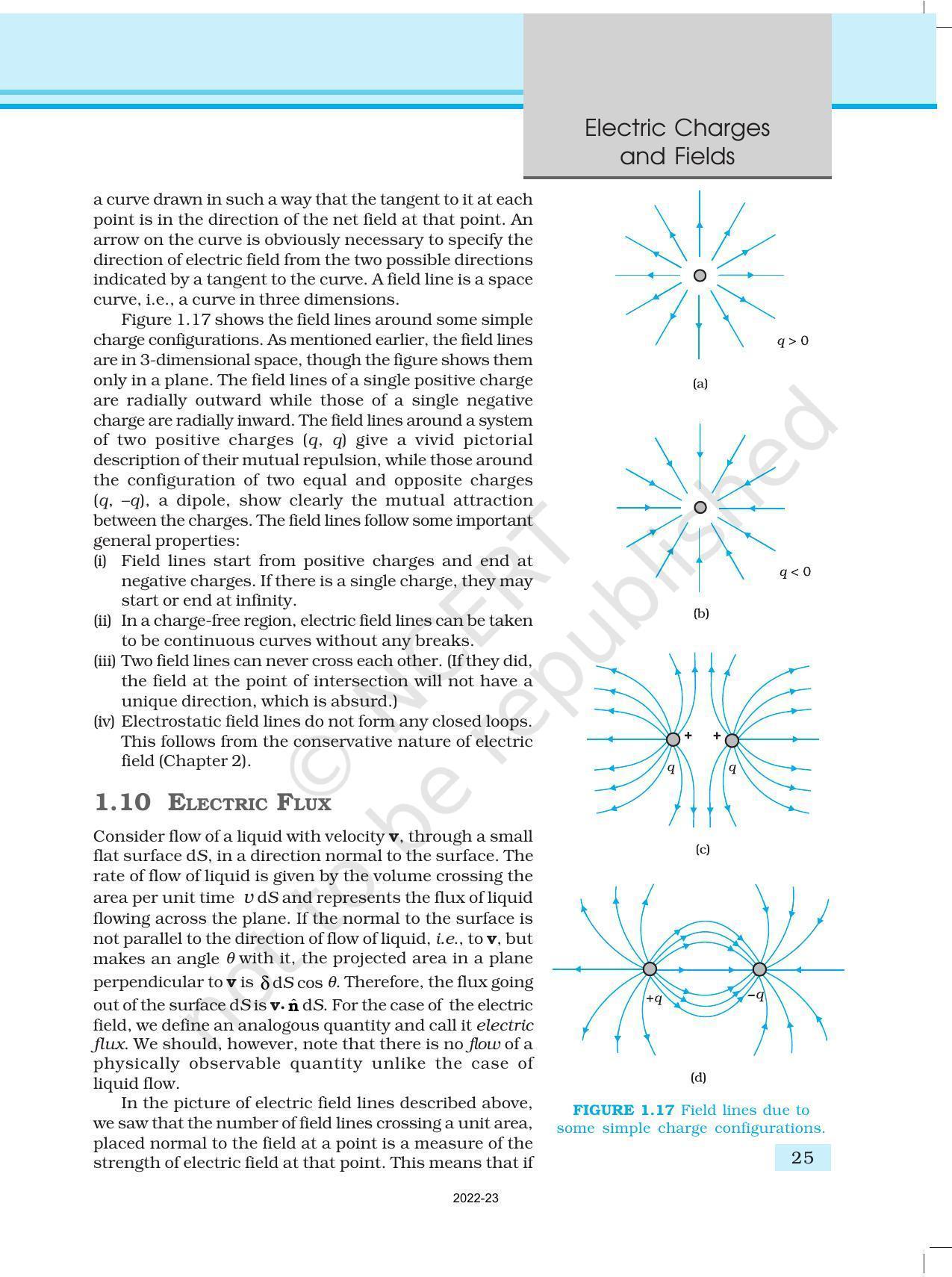 NCERT Book for Class 12 Physics Chapter 1 Electric Charges and Fields - Page 25