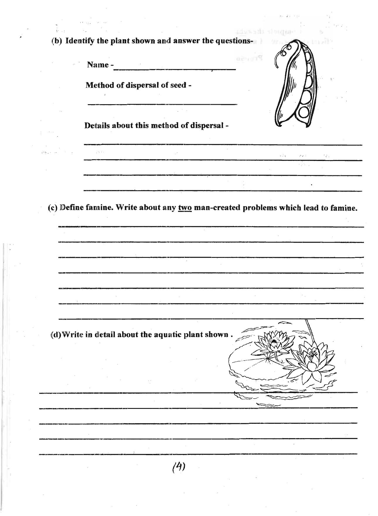 Worksheet for Class 5 Environmental Studies Assignment 3 - Page 4
