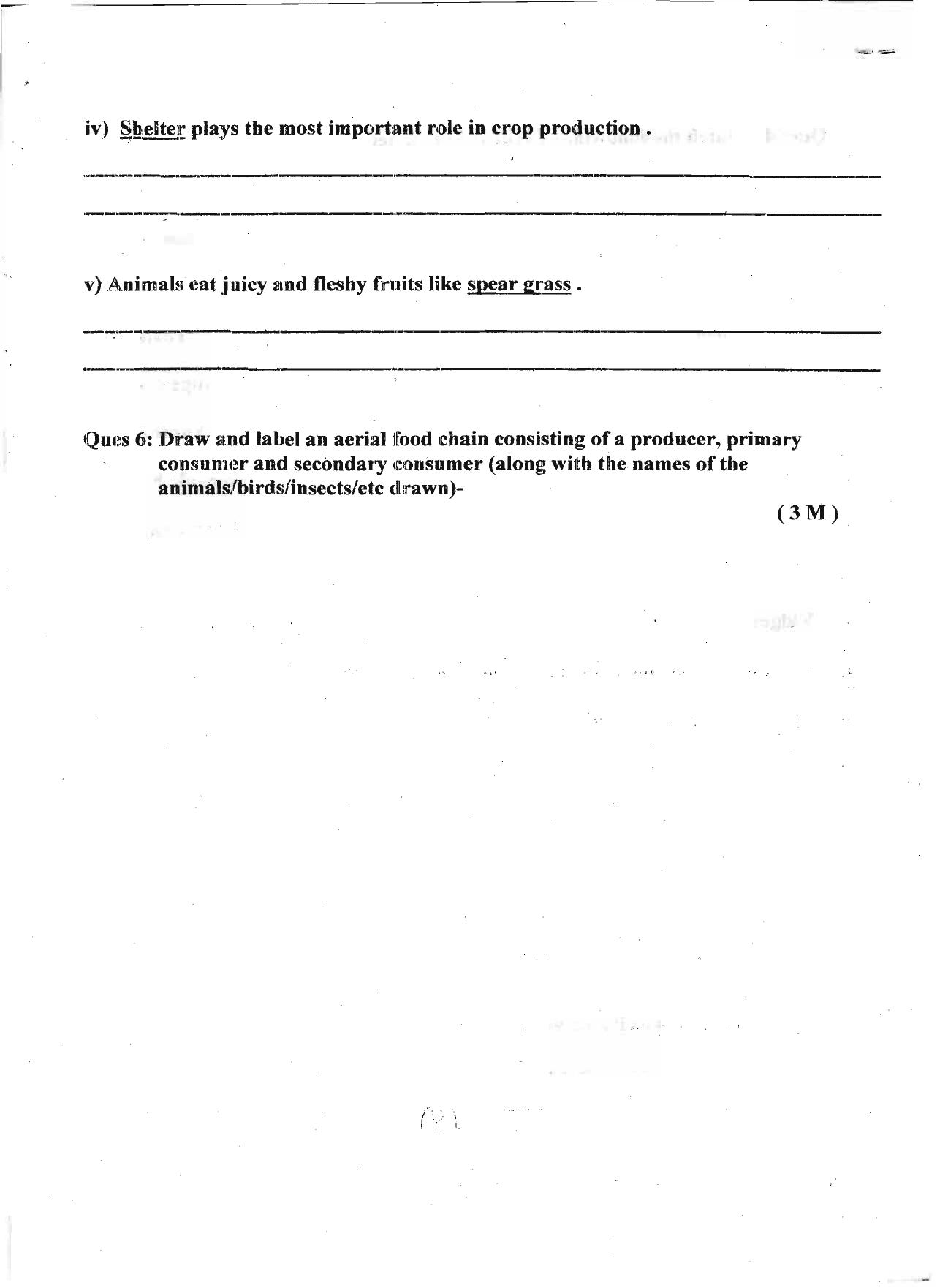 Worksheet for Class 5 Environmental Studies Assignment 3 - Page 8