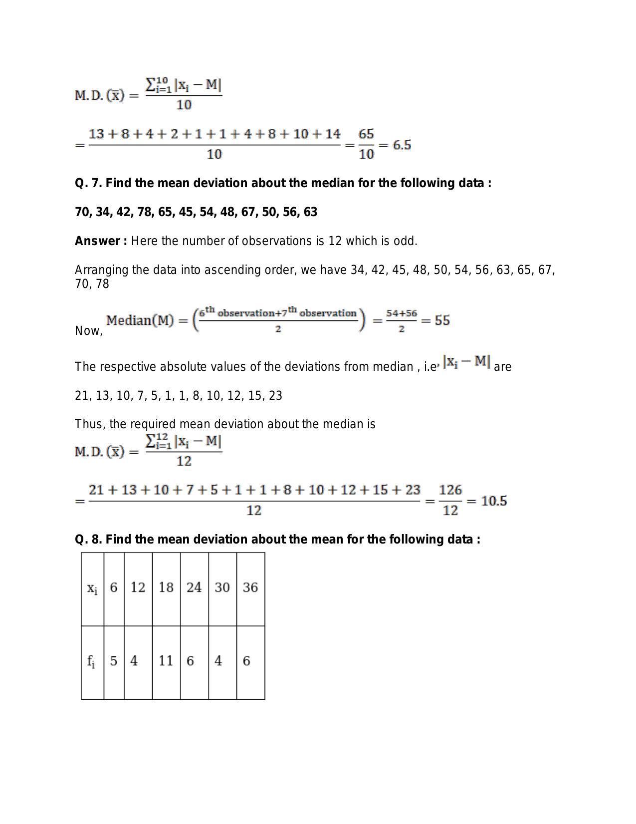 Chapter 30: Statistics: RS Aggarwal Class 11 Solutions  - Page 4