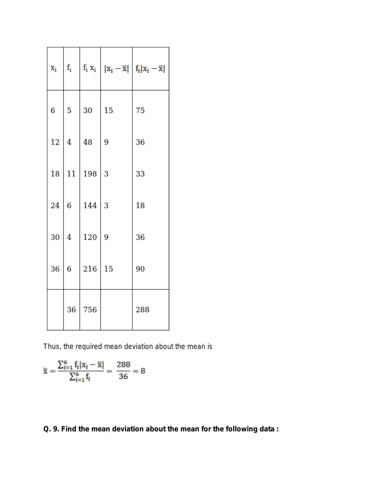 Chapter 30: Statistics: RS Aggarwal Class 11 Solutions  - Page 6