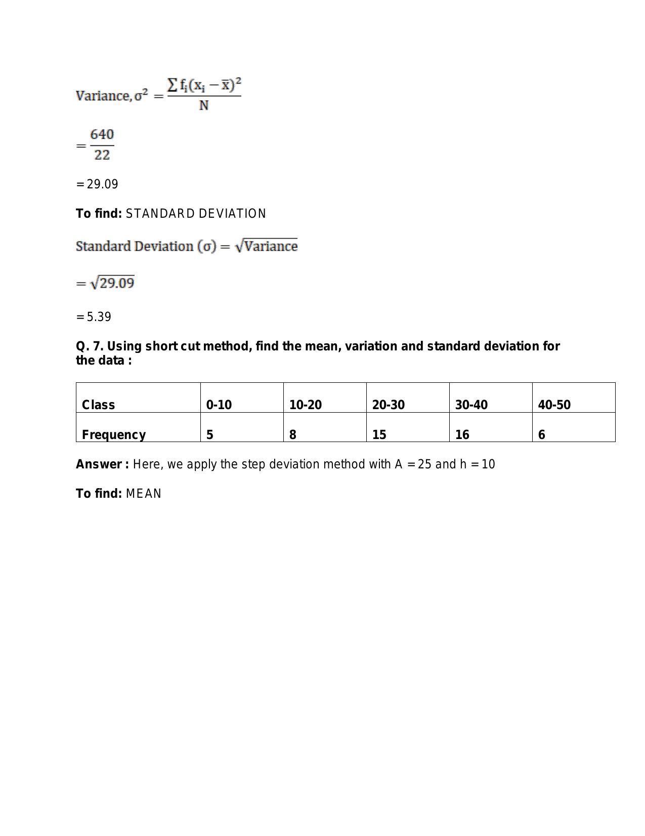 Chapter 30: Statistics: RS Aggarwal Class 11 Solutions  - Page 51