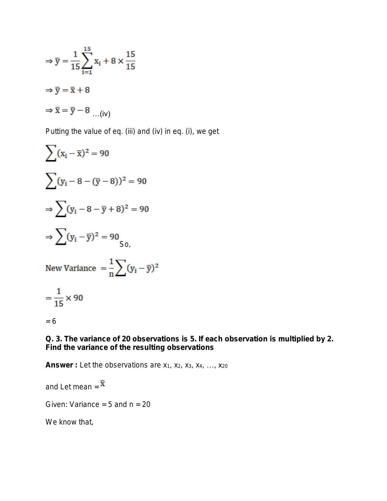 Chapter 30: Statistics: RS Aggarwal Class 11 Solutions  - Page 65