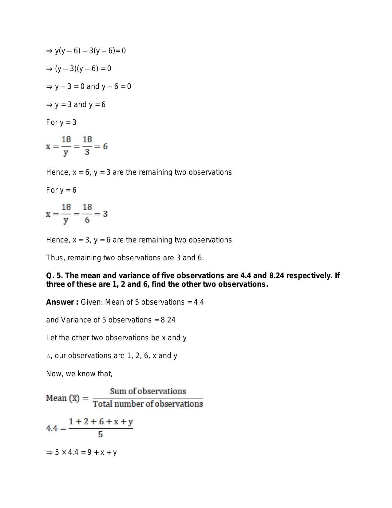Chapter 30: Statistics: RS Aggarwal Class 11 Solutions  - Page 71
