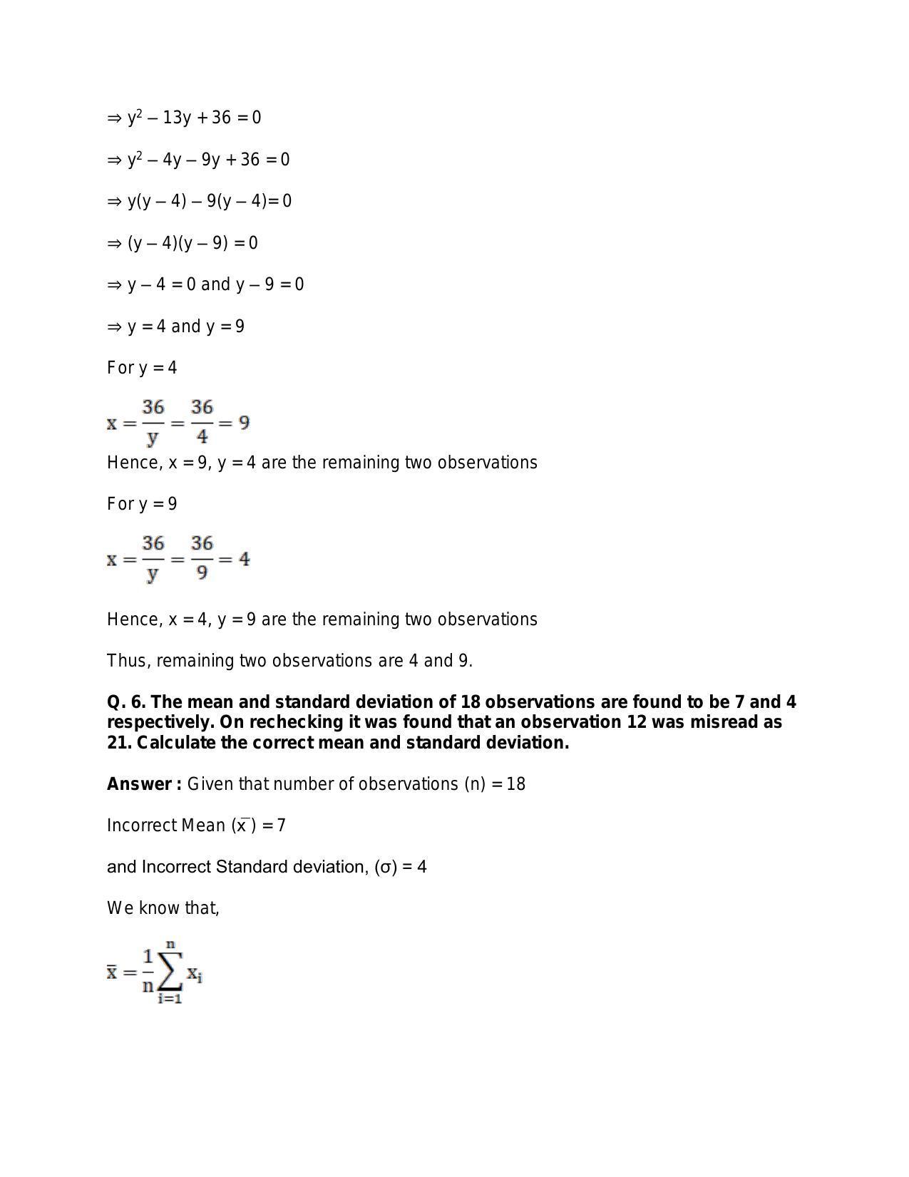 Chapter 30: Statistics: RS Aggarwal Class 11 Solutions  - Page 75