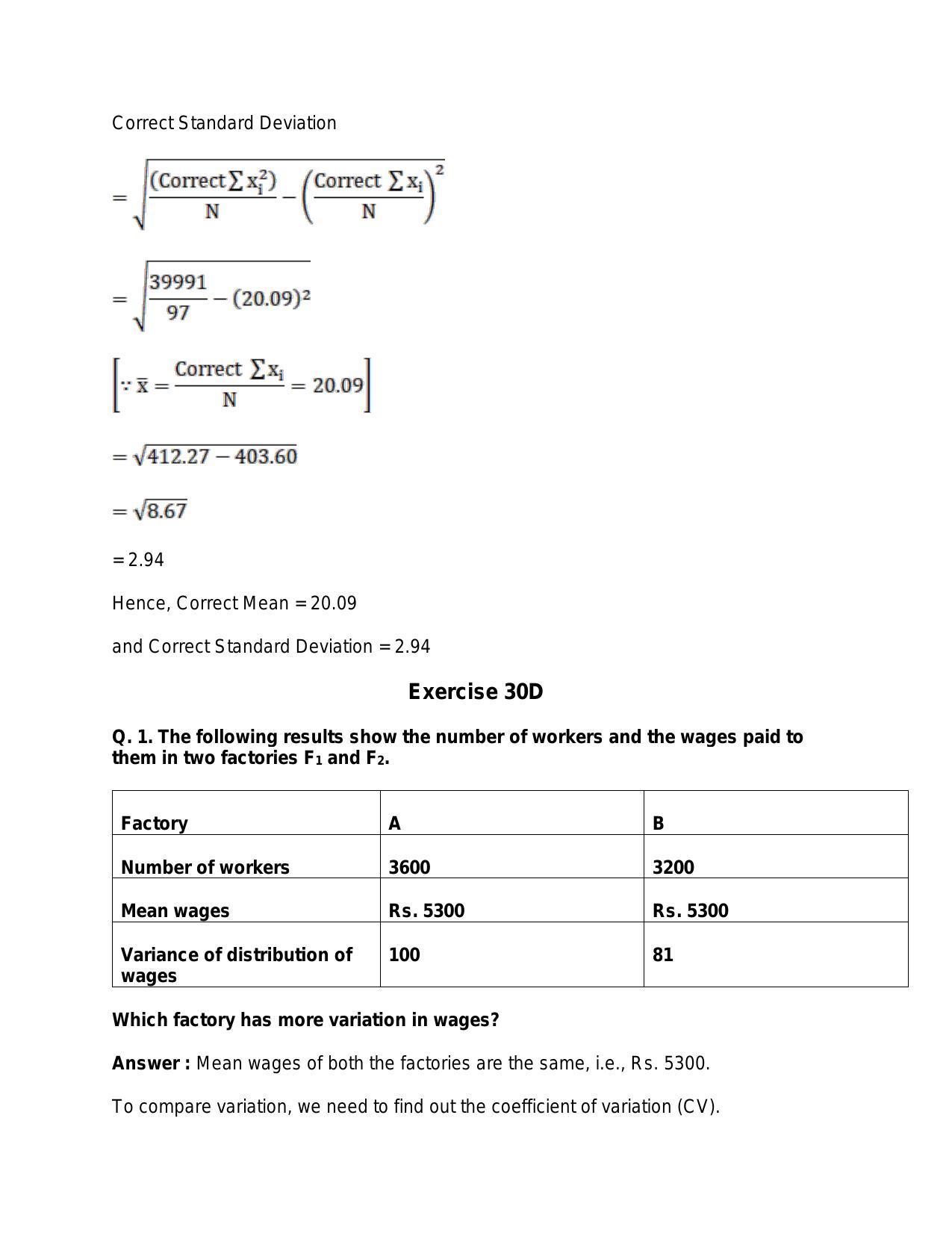 Chapter 30: Statistics: RS Aggarwal Class 11 Solutions  - Page 84
