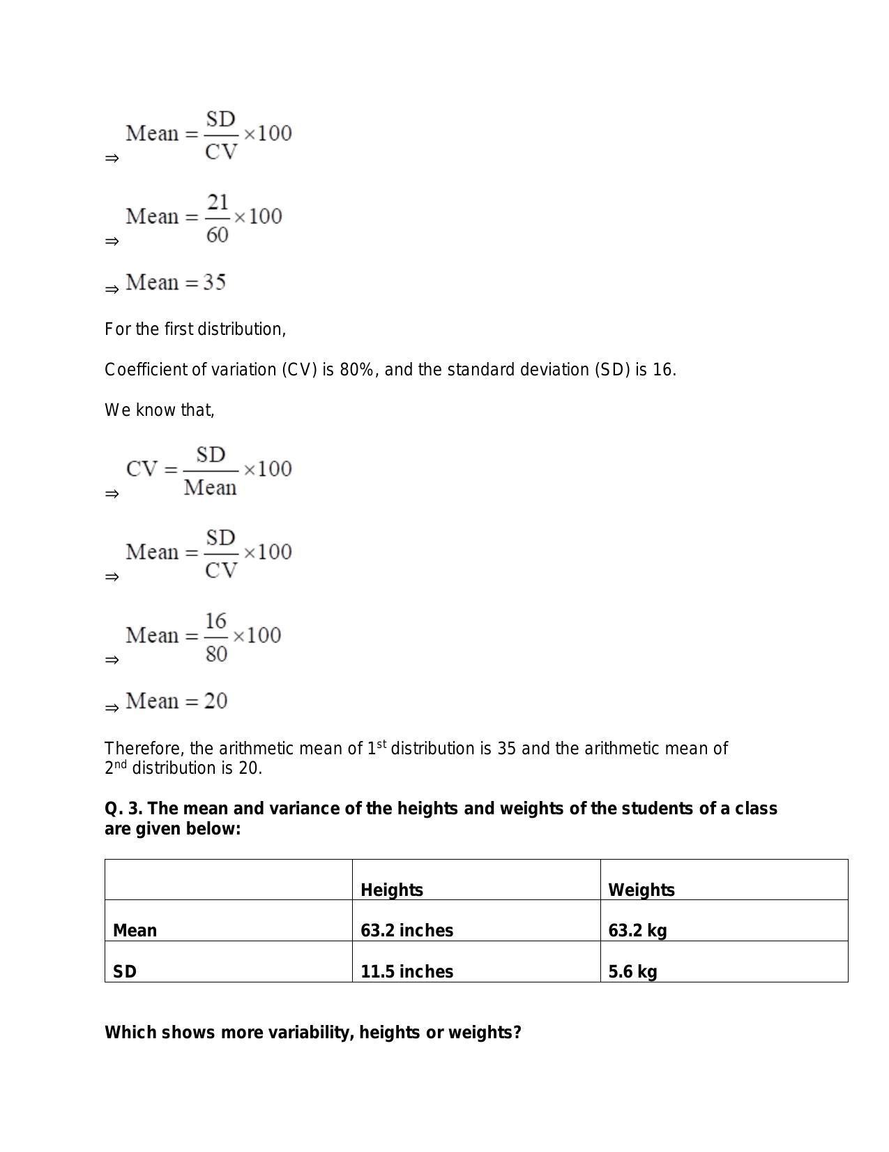 Chapter 30: Statistics: RS Aggarwal Class 11 Solutions  - Page 86
