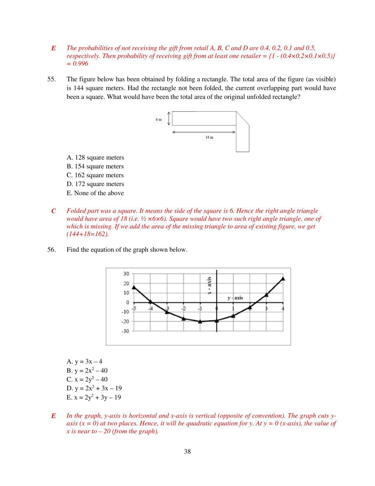 XAT 2015 Set D Question Papers - Page 39