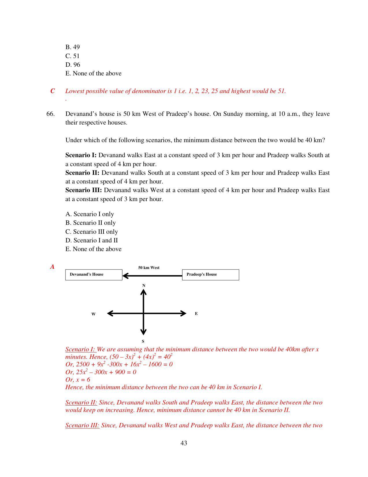 XAT 2015 Set D Question Papers - Page 44