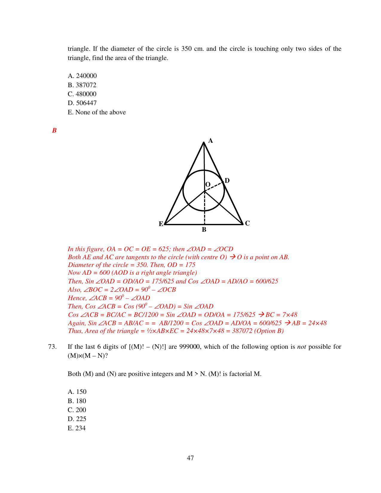 XAT 2015 Set D Question Papers - Page 48