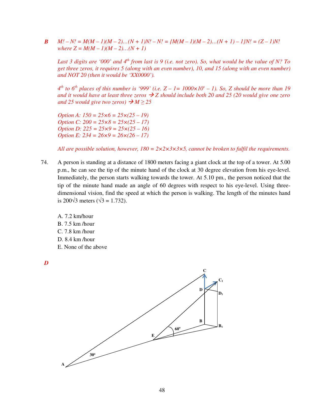 XAT 2015 Set D Question Papers - Page 49