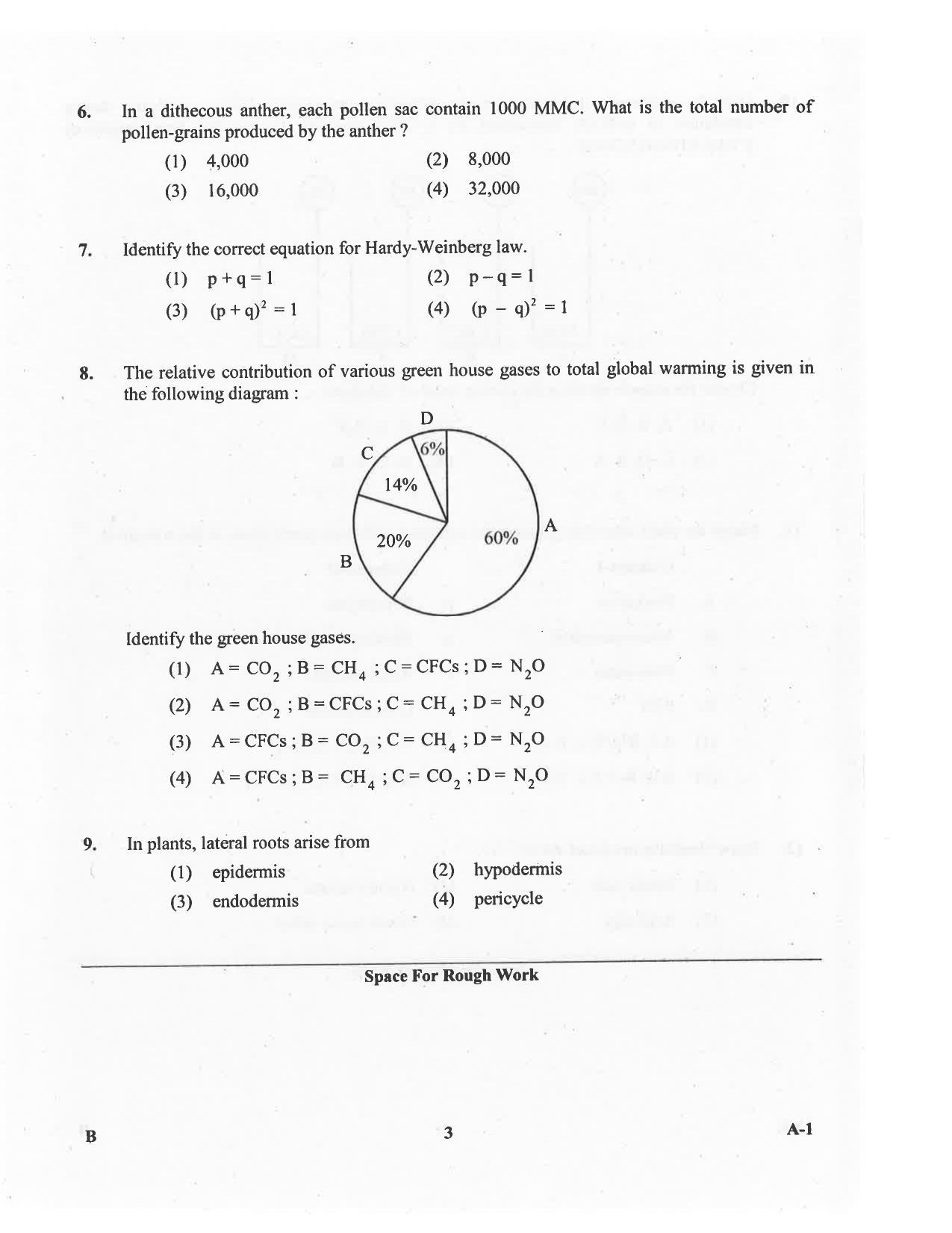 KCET Biology 2016 Question Papers - Page 3