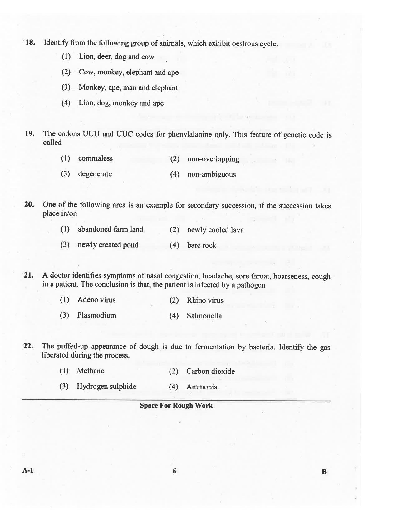 KCET Biology 2016 Question Papers - Page 6