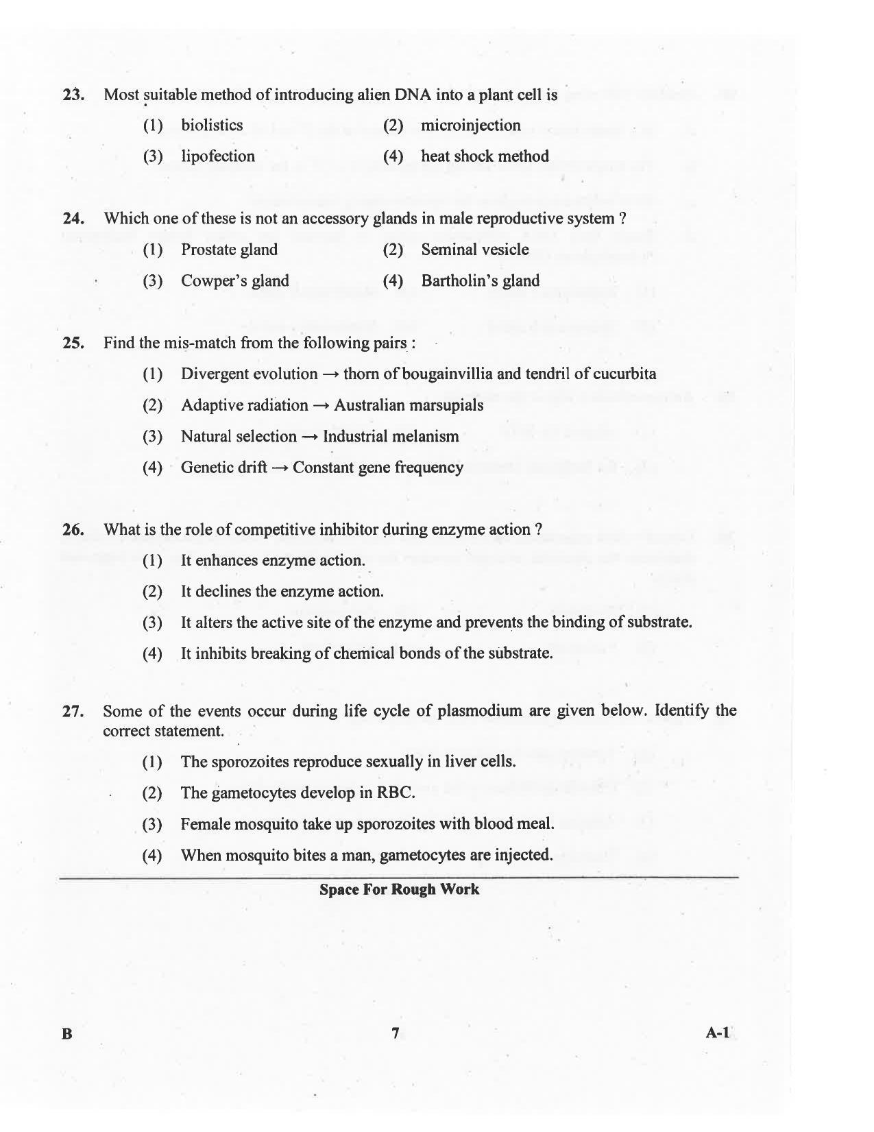 KCET Biology 2016 Question Papers - Page 7