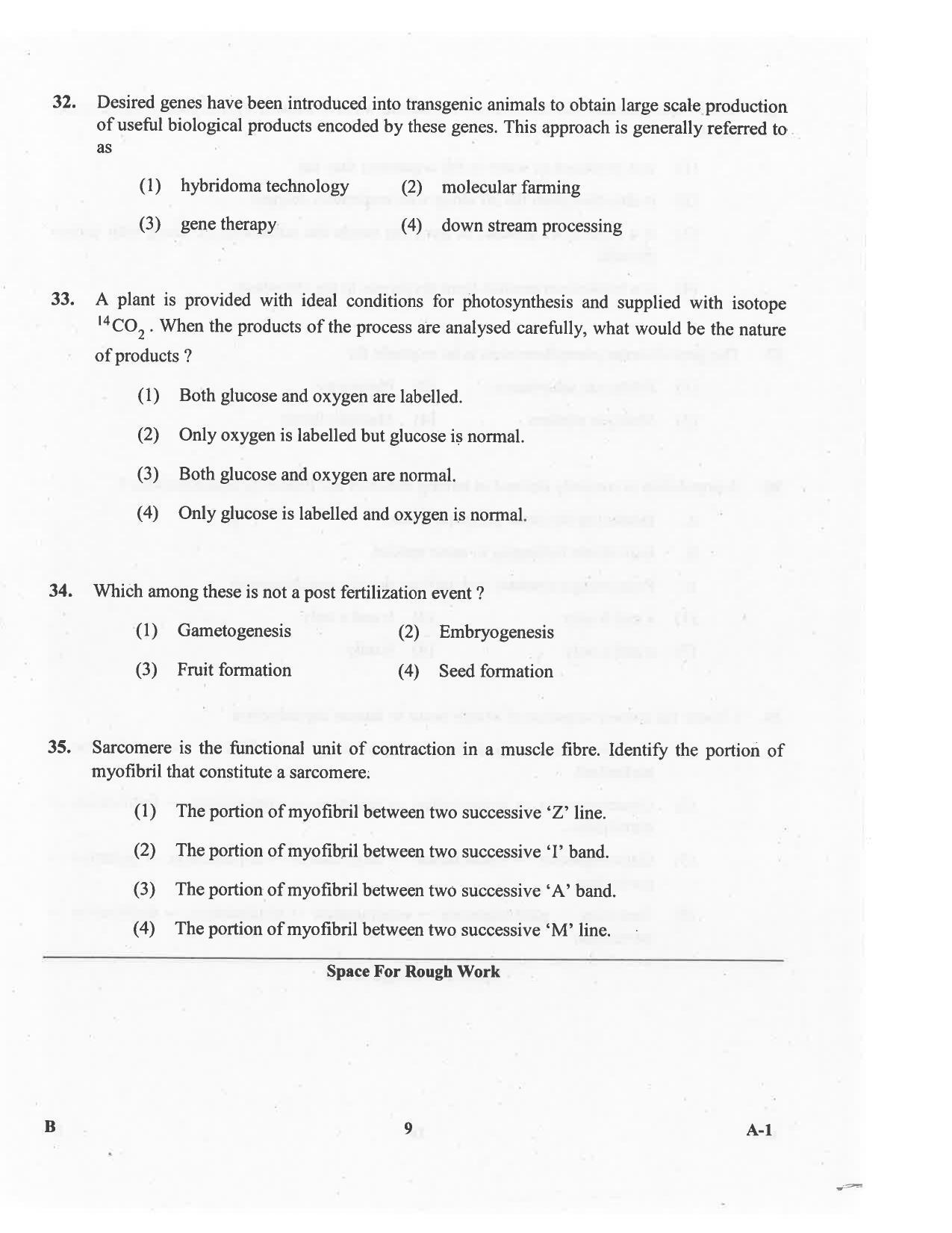 KCET Biology 2016 Question Papers - Page 9
