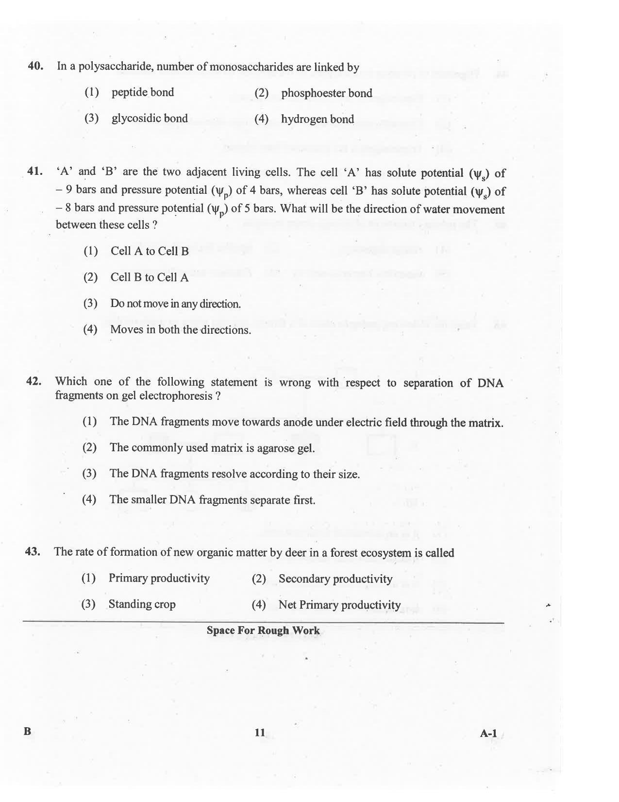 KCET Biology 2016 Question Papers - Page 11