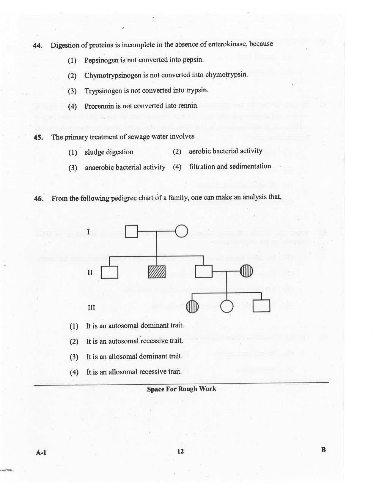 KCET Biology 2016 Question Papers - Page 12