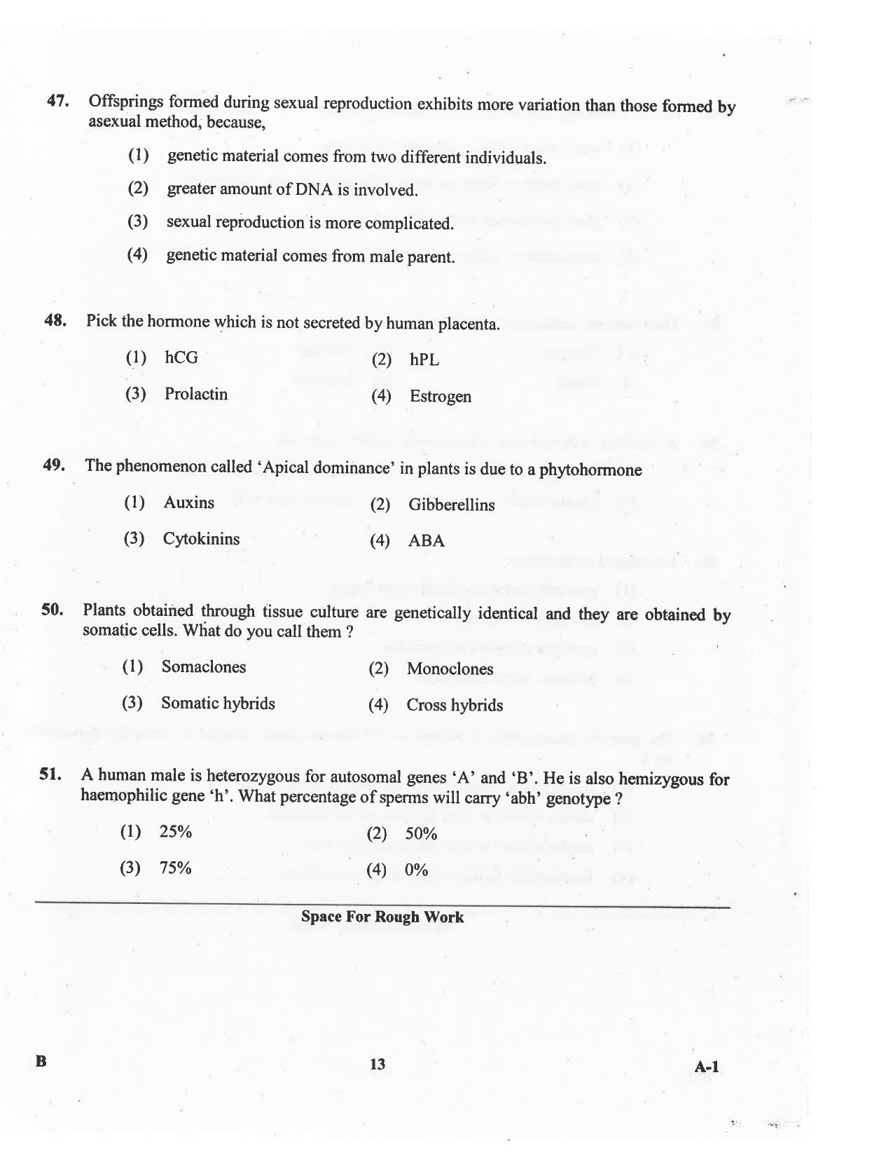 KCET Biology 2016 Question Papers - Page 13