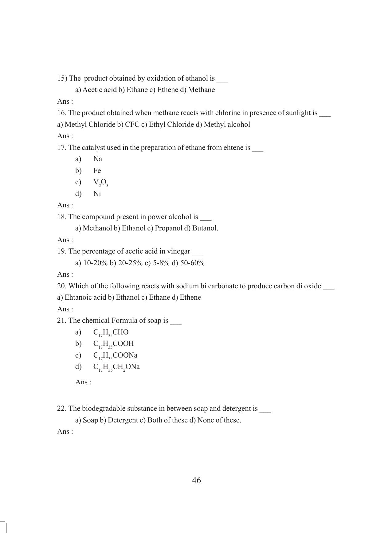 Tripura Board Class 10 Science English Version Workbooks - Page 52