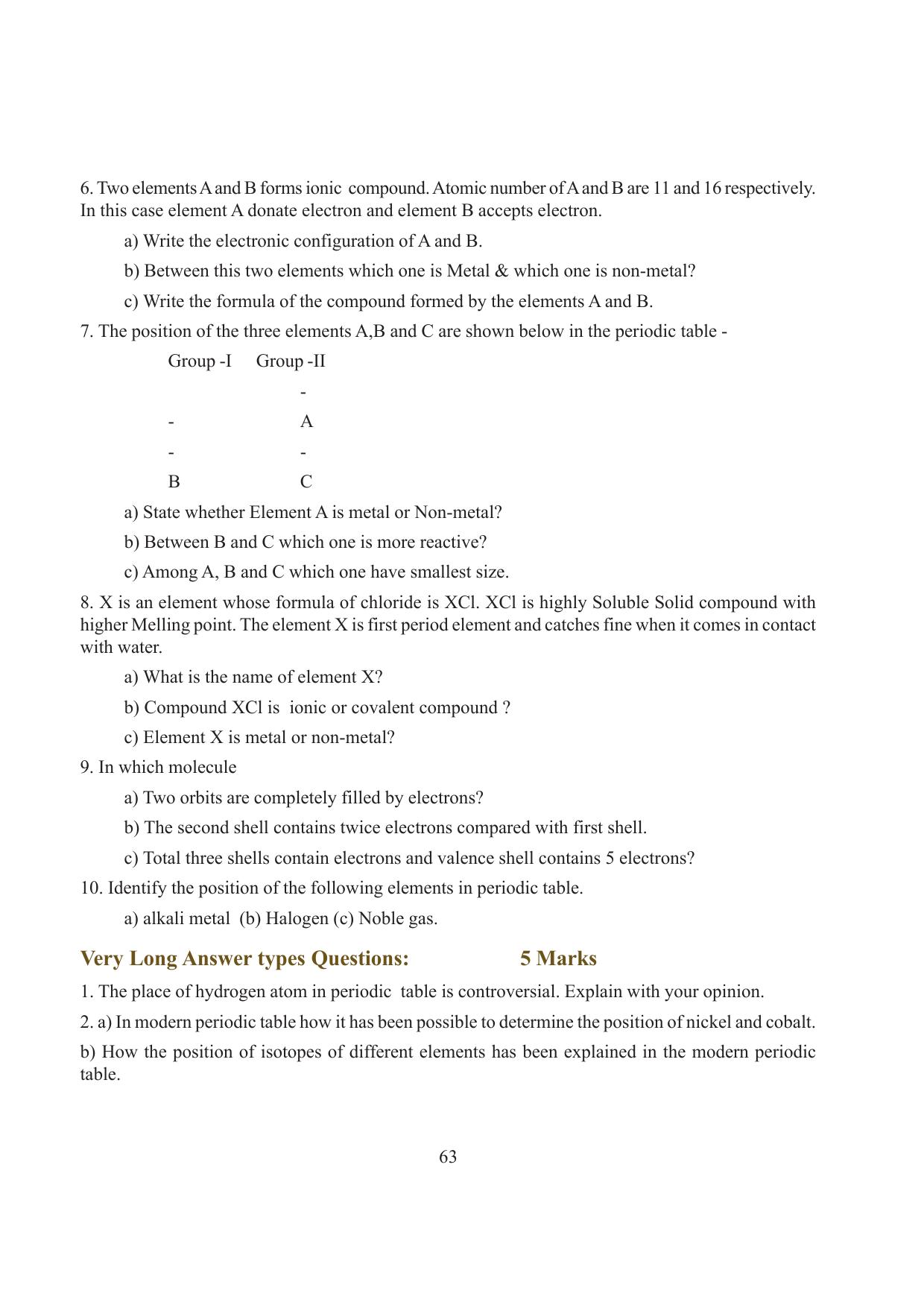 Tripura Board Class 10 Science English Version Workbooks - Page 69