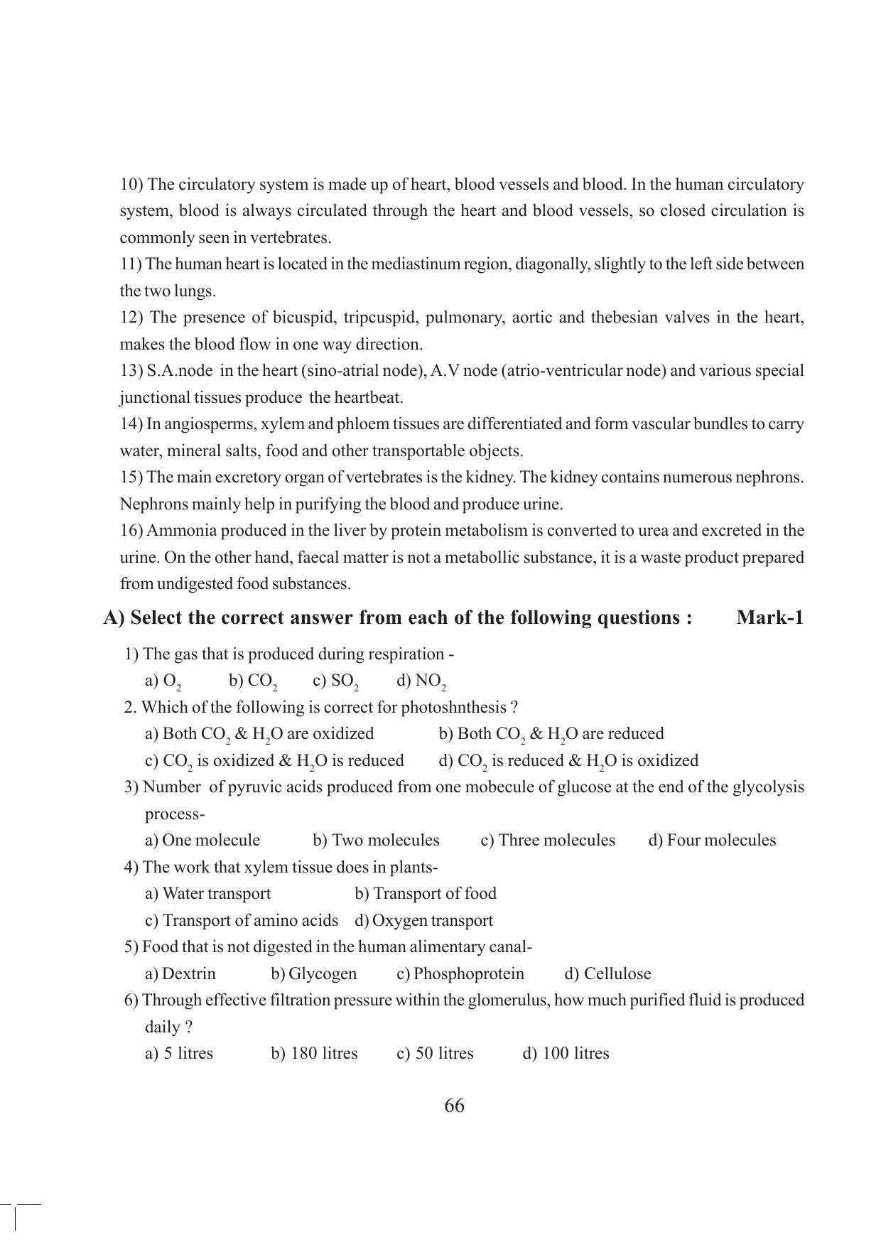 Tripura Board Class 10 Science English Version Workbooks - Page 72