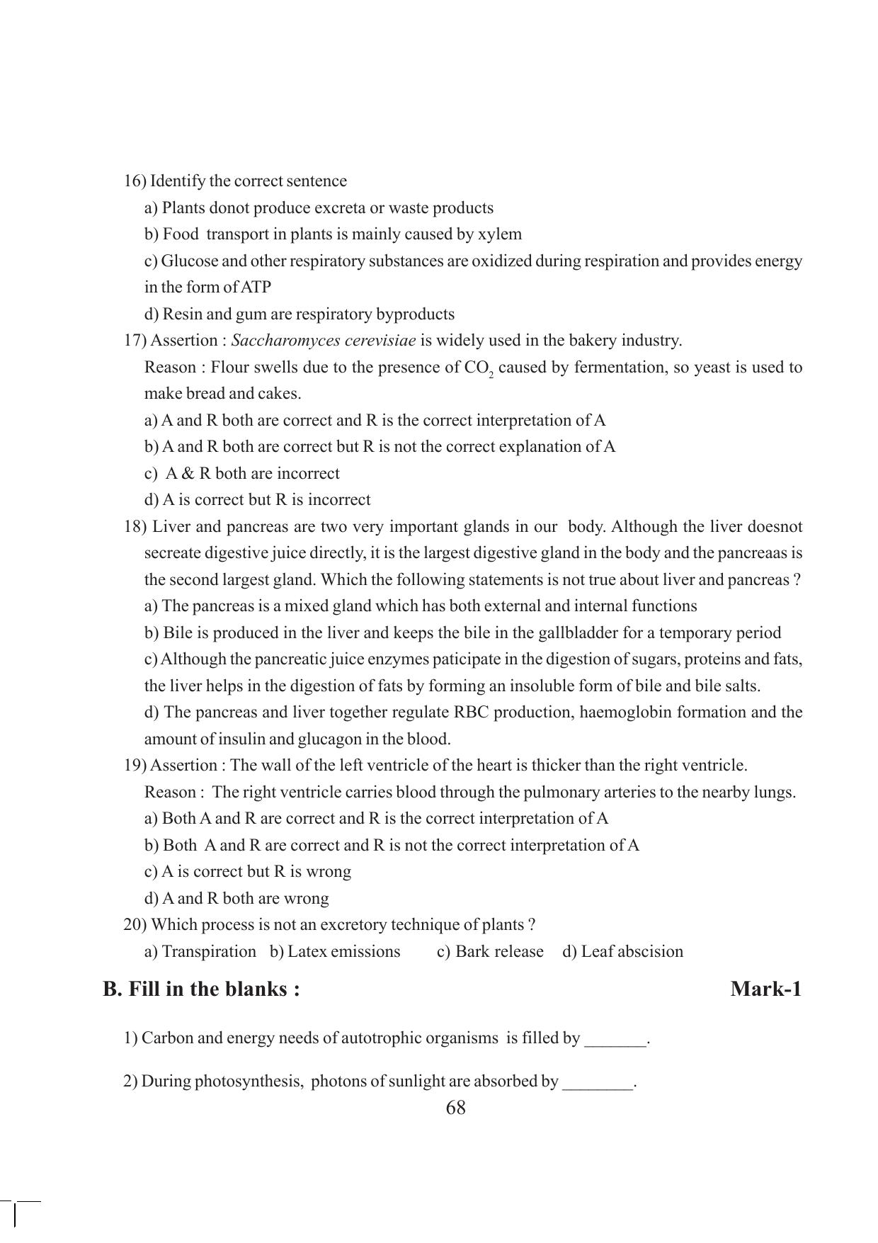 Tripura Board Class 10 Science English Version Workbooks - Page 74