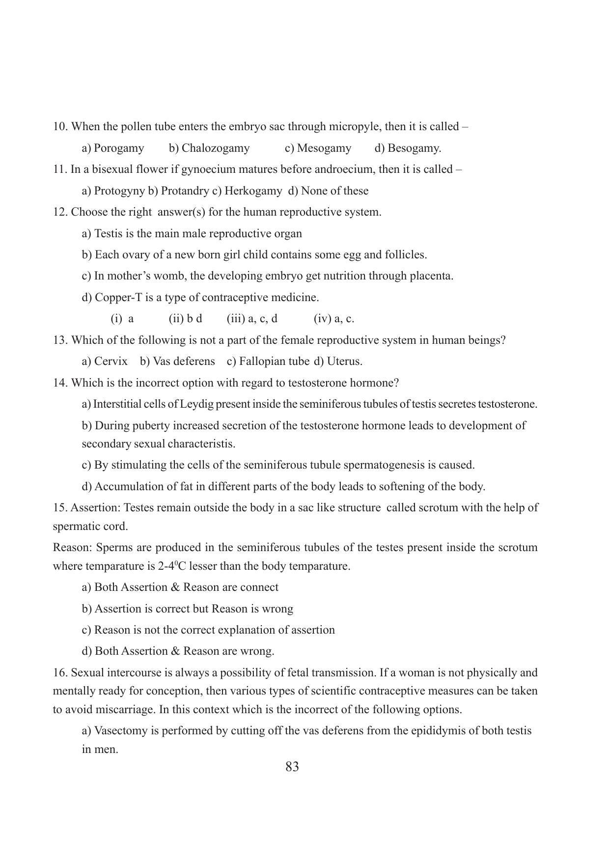 Tripura Board Class 10 Science English Version Workbooks - Page 89