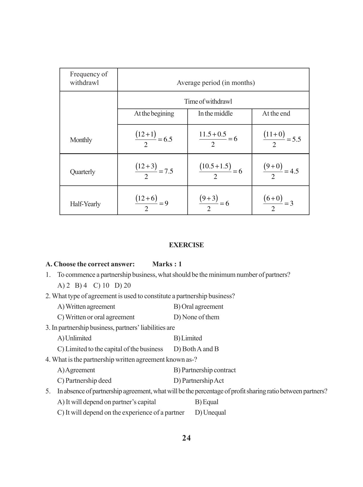 Tripura Board Class 12 Accountency English Version Workbooks - Page 28