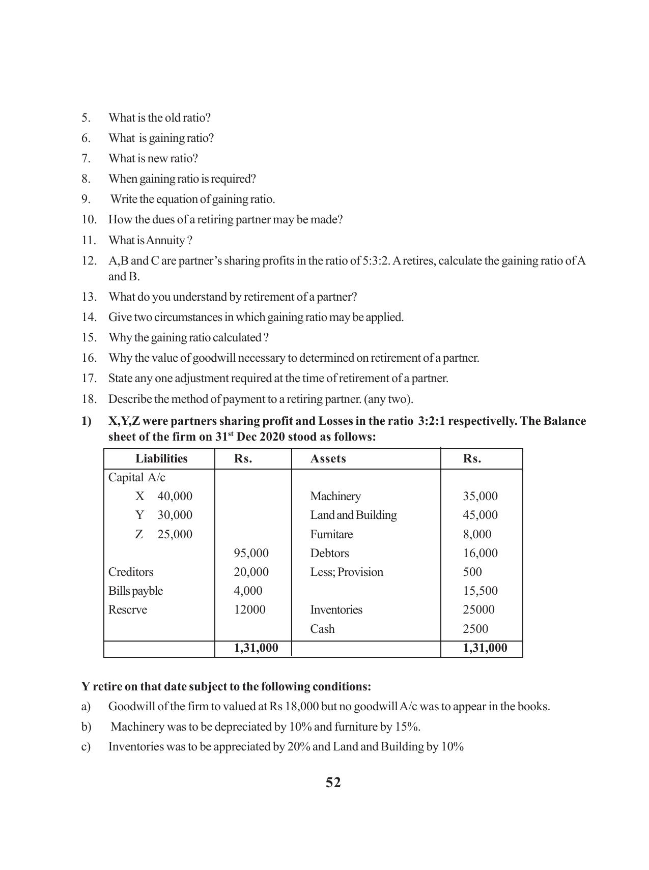 Tripura Board Class 12 Accountency English Version Workbooks - Page 56