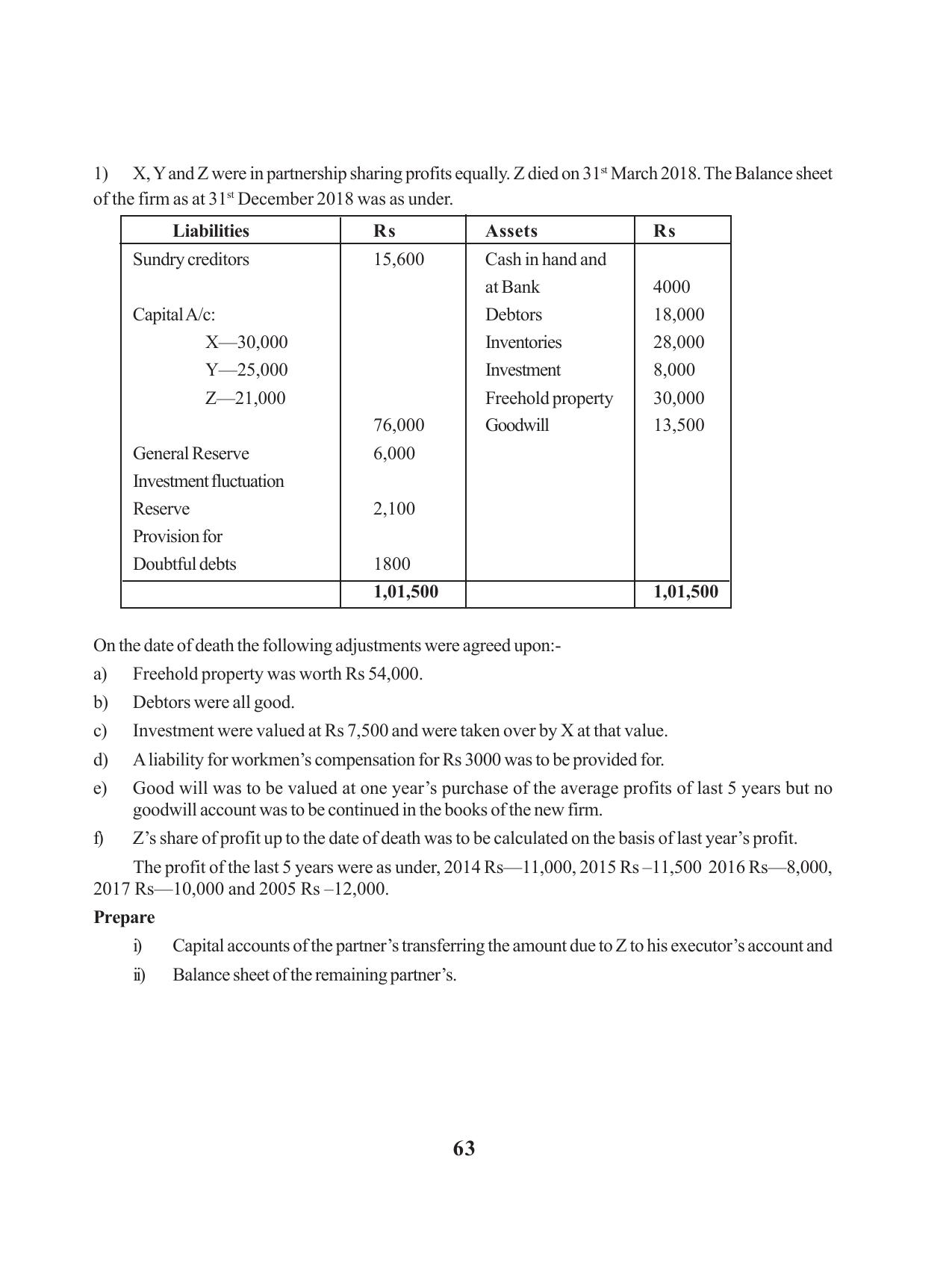 Tripura Board Class 12 Accountency English Version Workbooks - Page 67