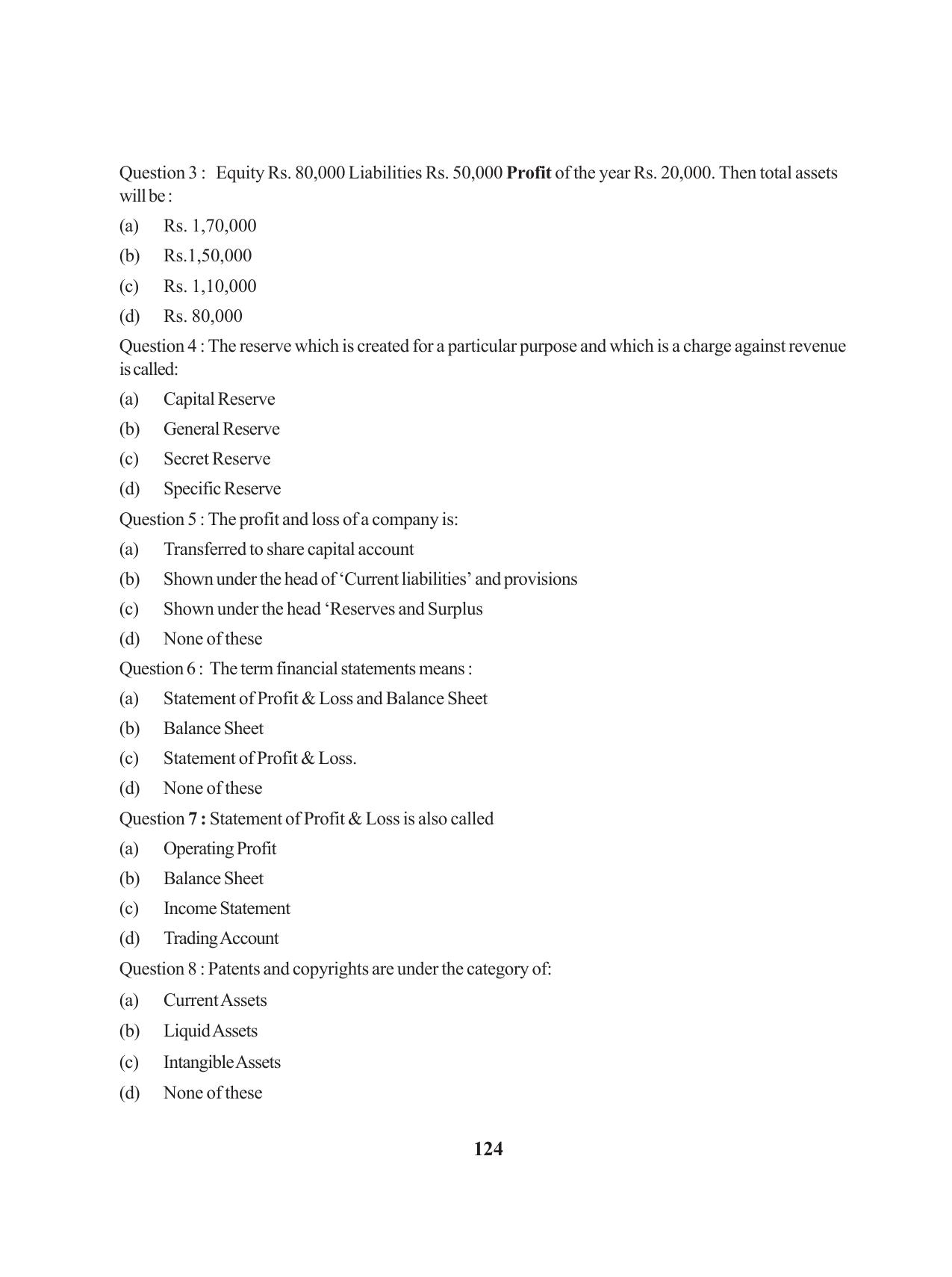 Tripura Board Class 12 Accountency English Version Workbooks - Page 128