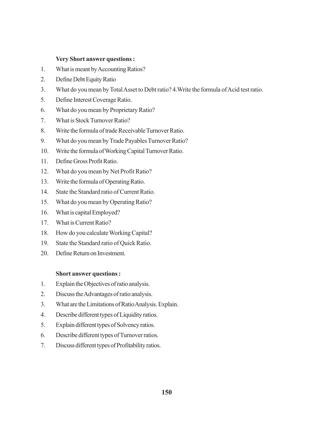 Tripura Board Class 12 Accountency English Version Workbooks - Page 154