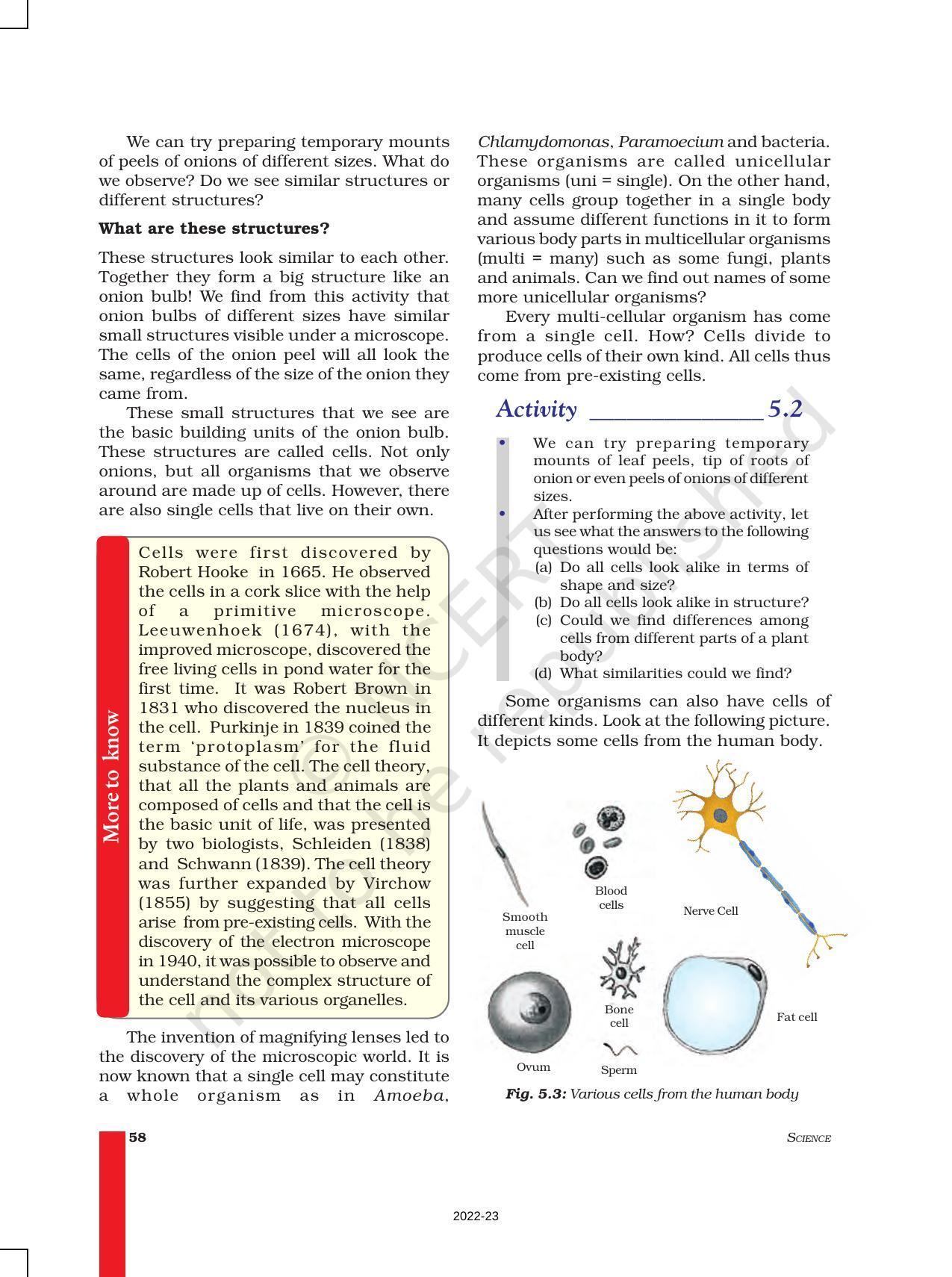 NCERT Book for Class 9 Science Chapter 5 The Fundamental Unit Of Life - Page 2