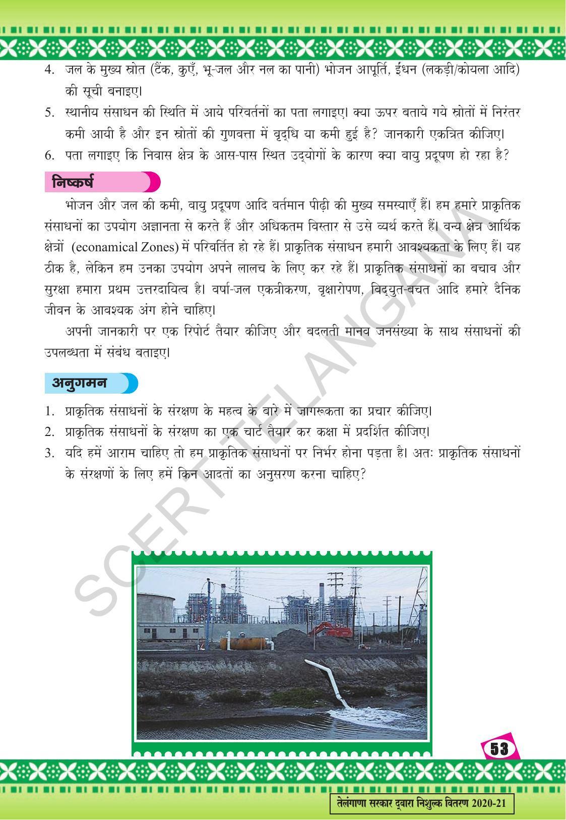 TS SCERT Class 10 Social Environmental Education (Hindi Medium) Text Book - Page 61