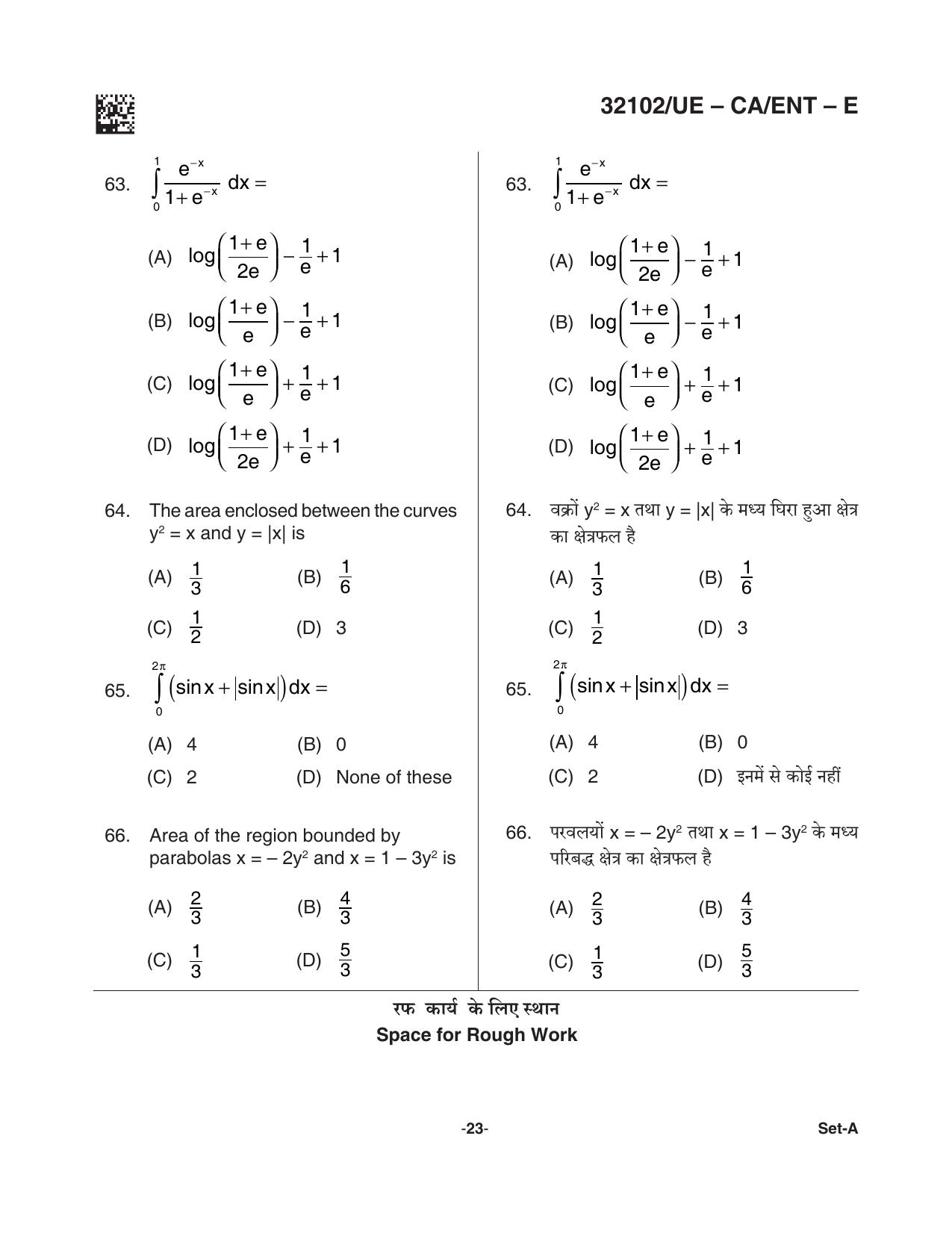 CG Pre MCA 2021 Question Paper - Page 23