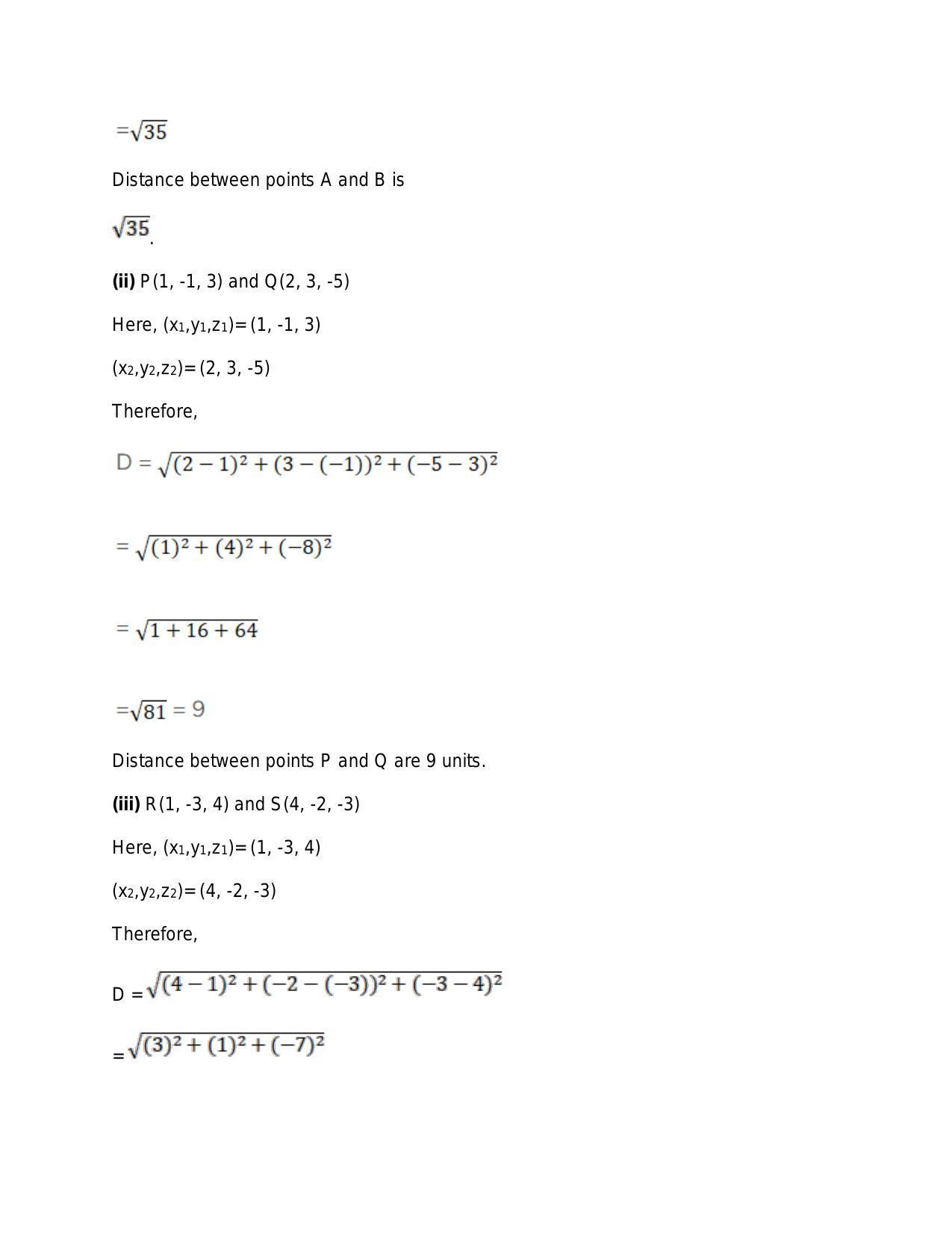 Chapter 26: GThree-Dimensional Geometry: RS Aggarwal Class 11 Solutions  - Page 4
