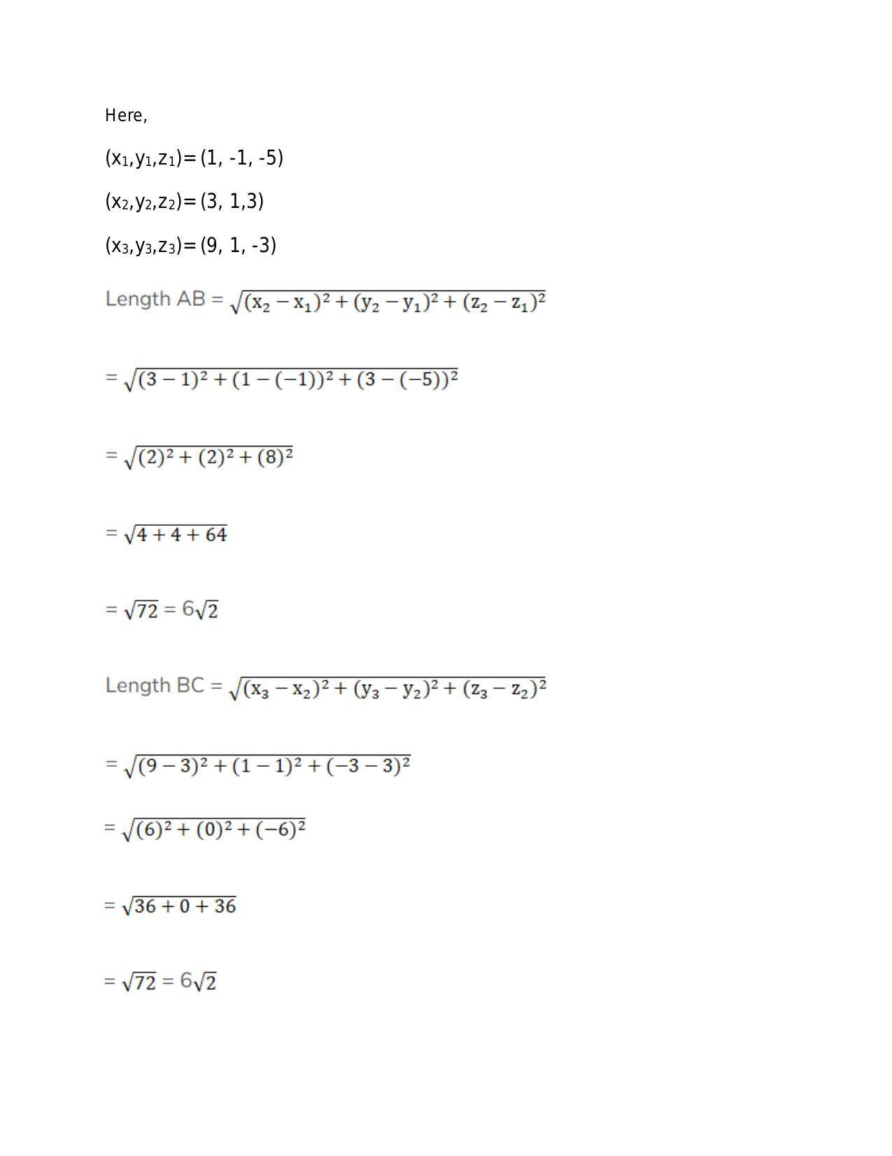 Chapter 26: GThree-Dimensional Geometry: RS Aggarwal Class 11 Solutions  - Page 6