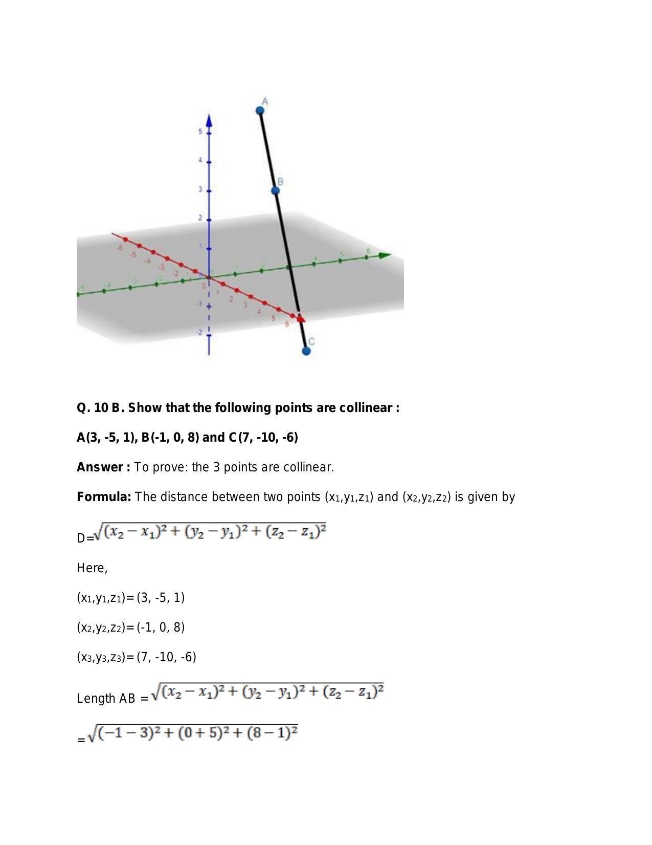 Chapter 26: GThree-Dimensional Geometry: RS Aggarwal Class 11 Solutions  - Page 23