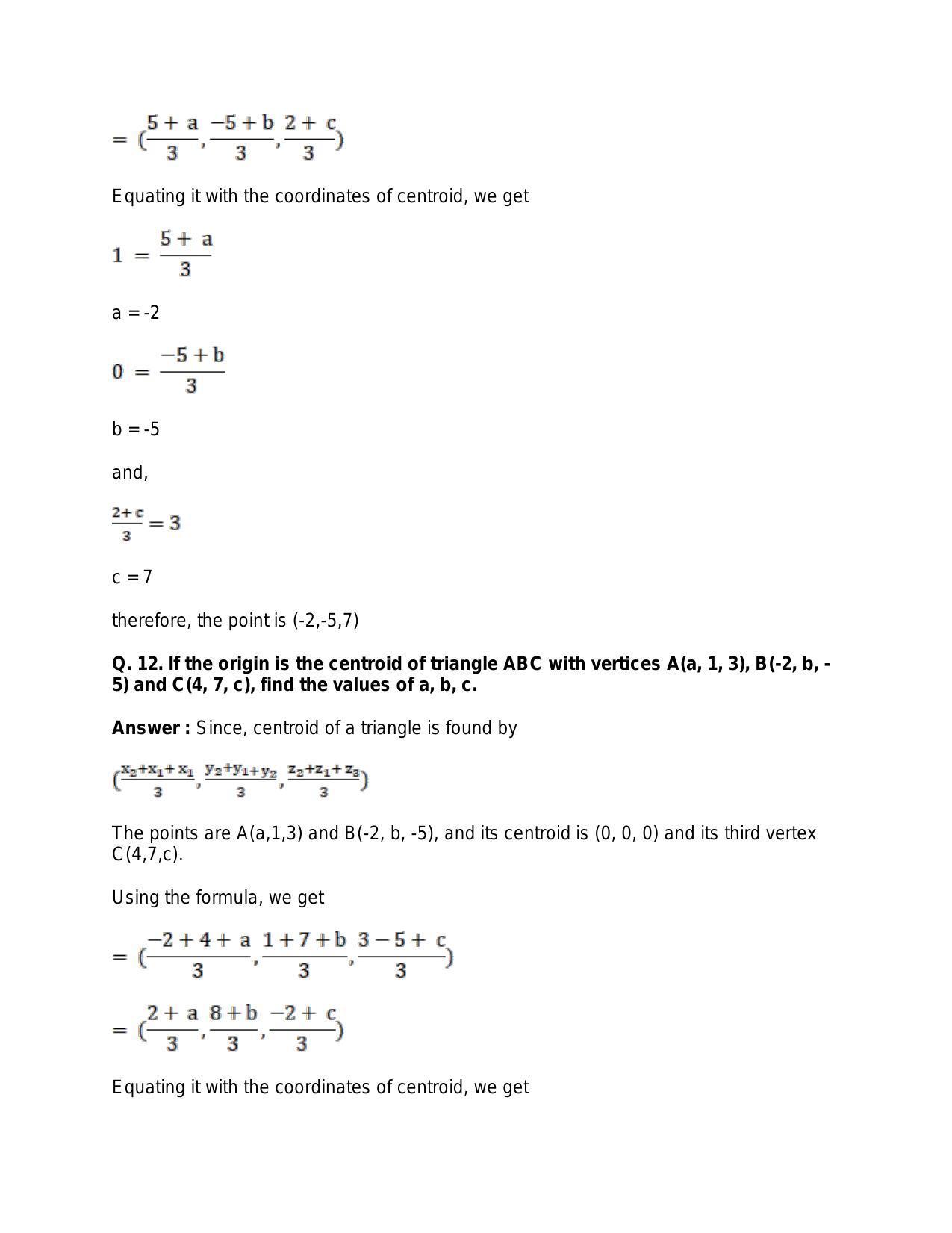 Chapter 26: GThree-Dimensional Geometry: RS Aggarwal Class 11 Solutions  - Page 40