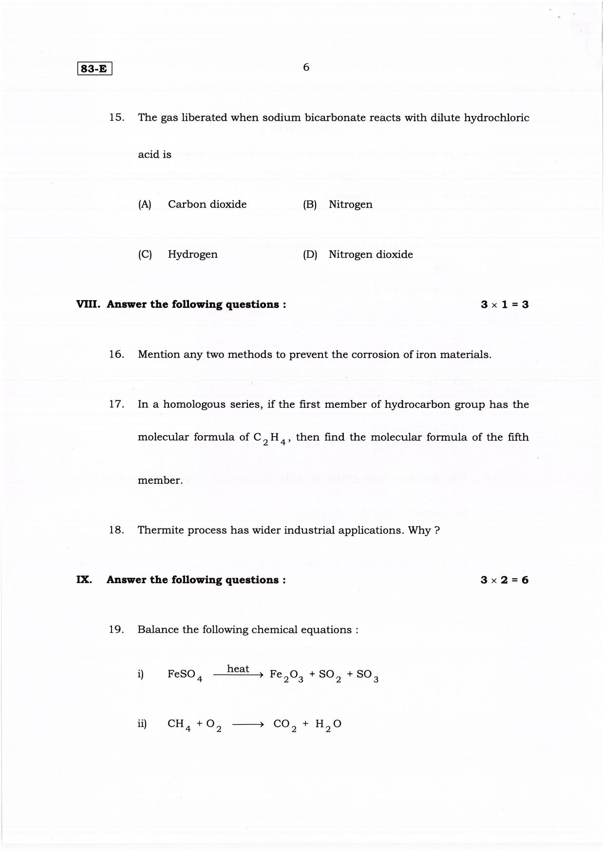 Karnataka SSLC Science (English Medium) Set 2 Model Question Paper 2025 - Page 6