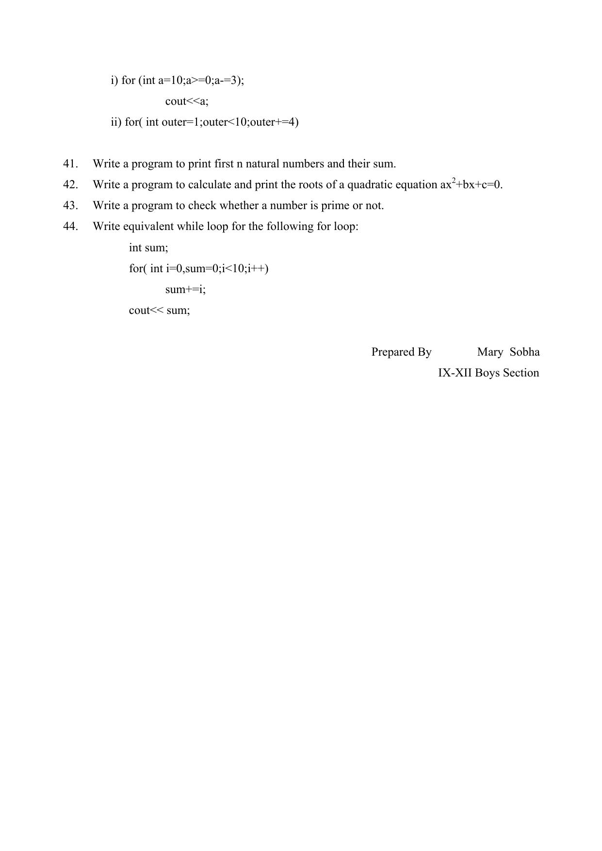 CBSE Worksheets for Class 11 Computer Science Assignment 1 - Page 4