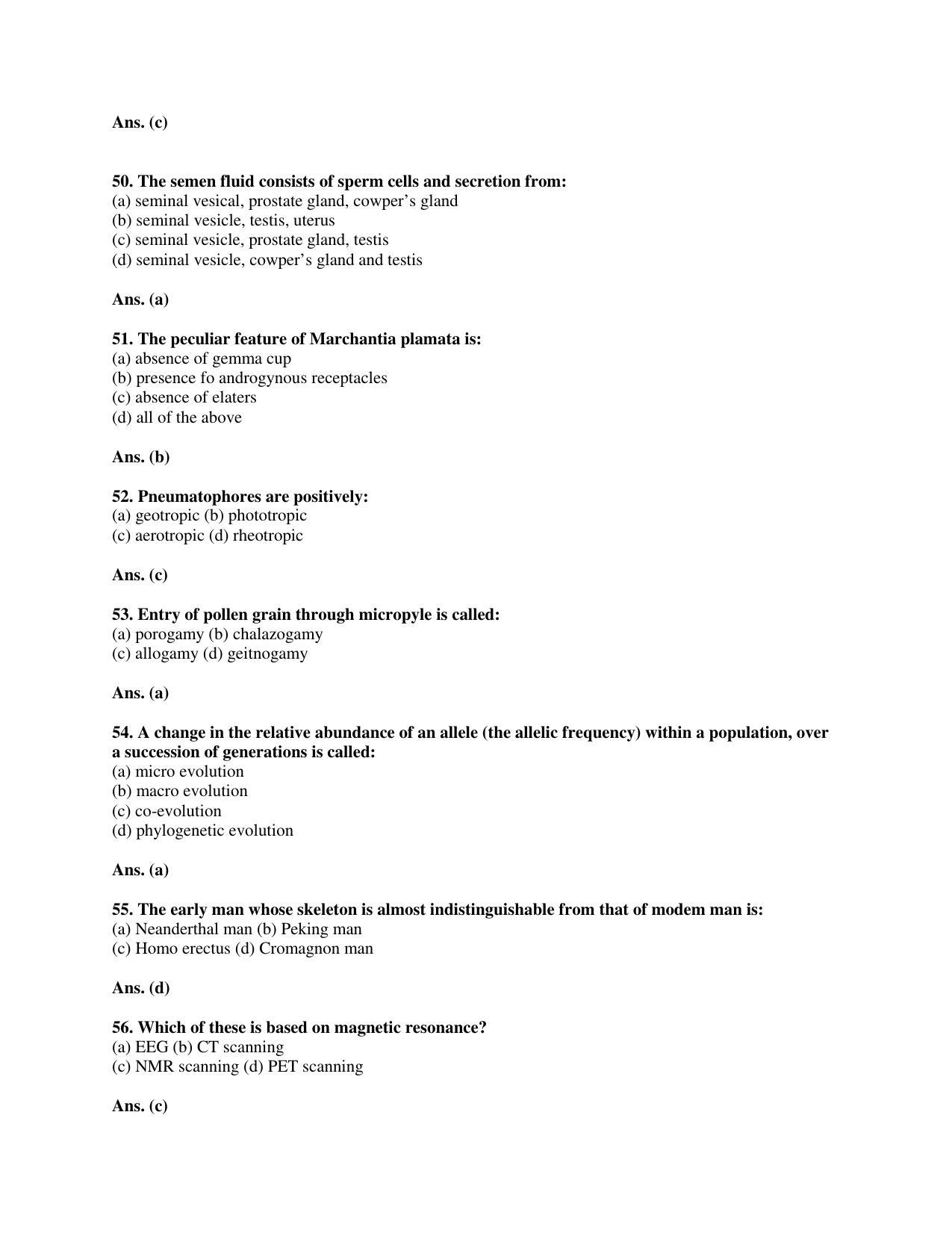 BCECE Previous Year Papers 2011 Biology - Page 8