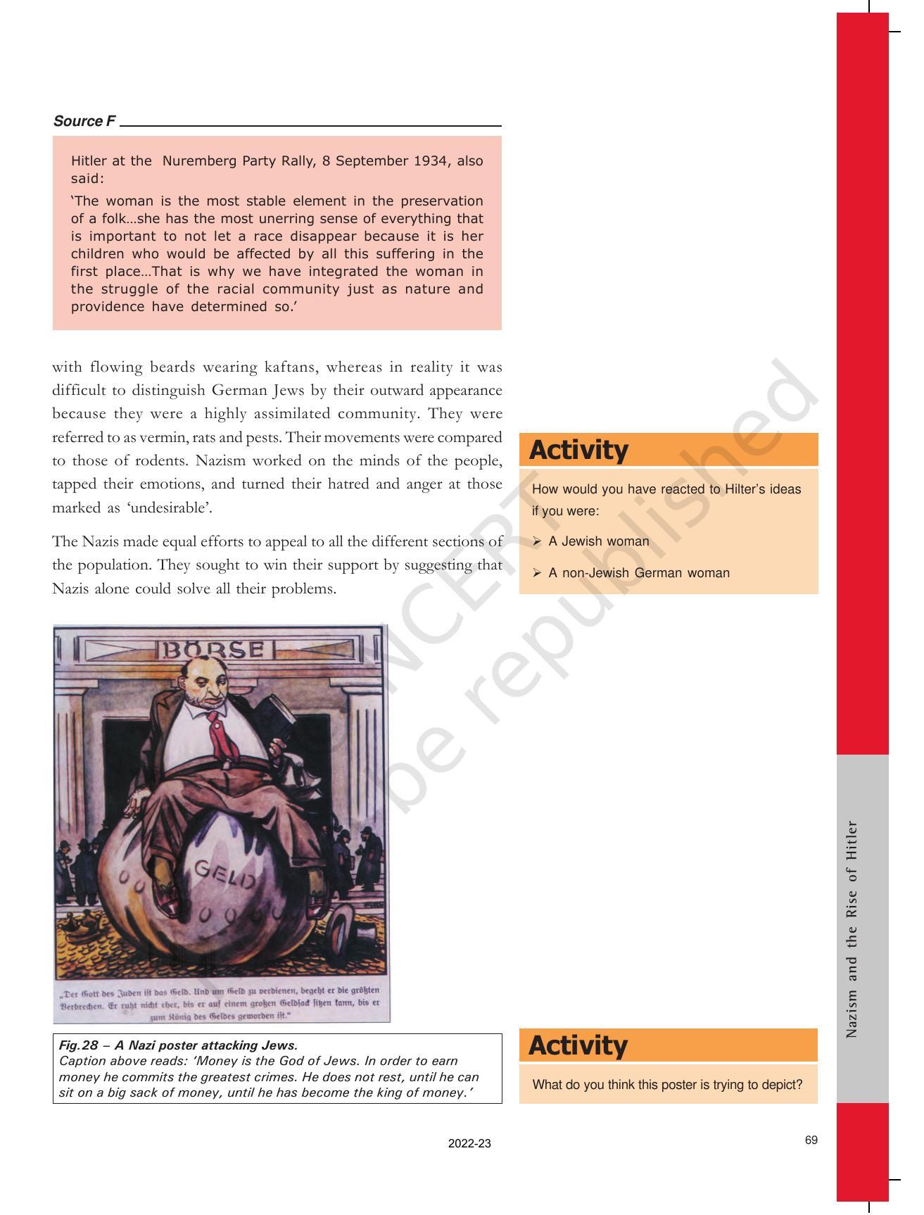 NCERT Book For Class 9 History Chapter 3 Nazism And The Rise