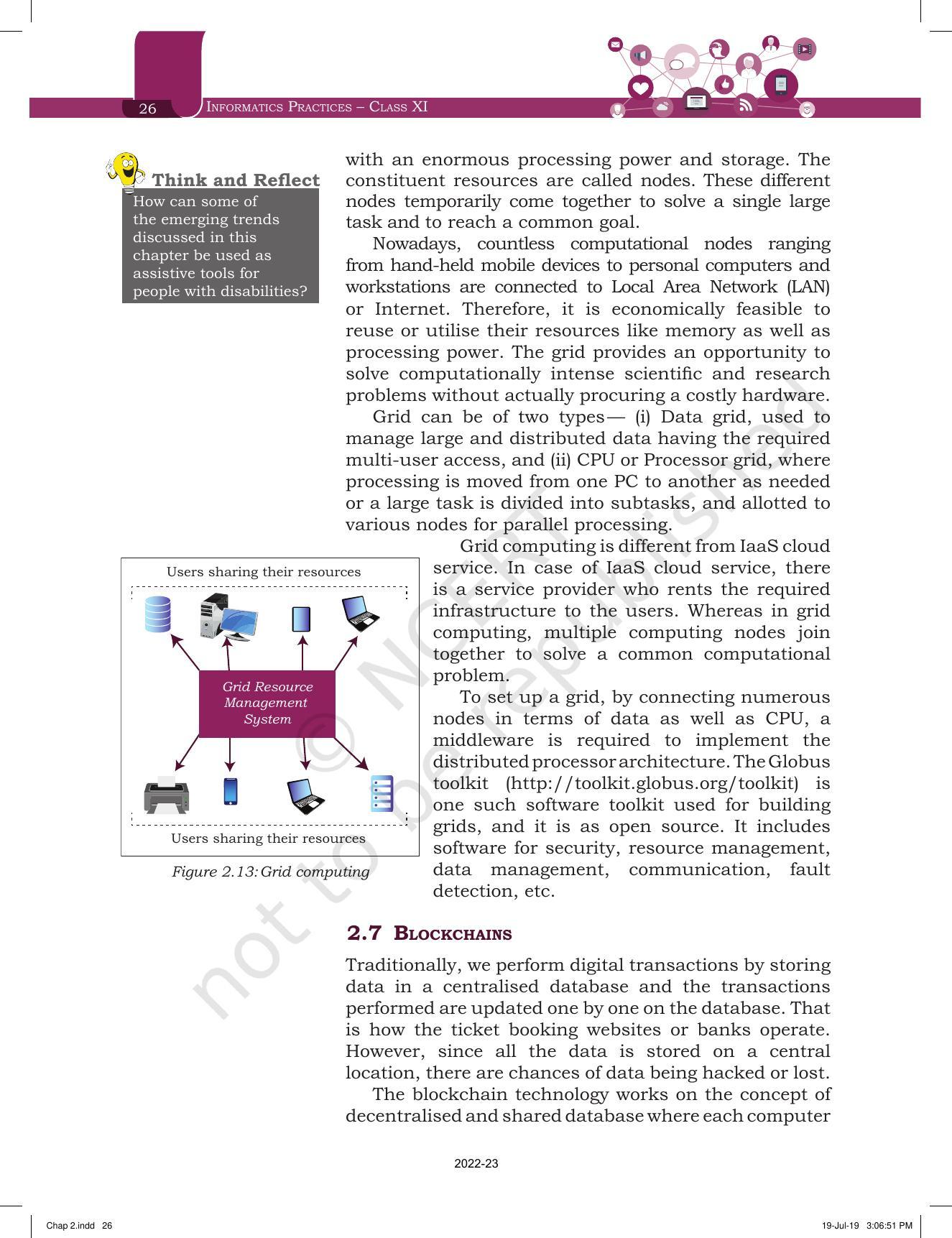 NCERT Book For Class 11 Informatics Practices Chapter 2