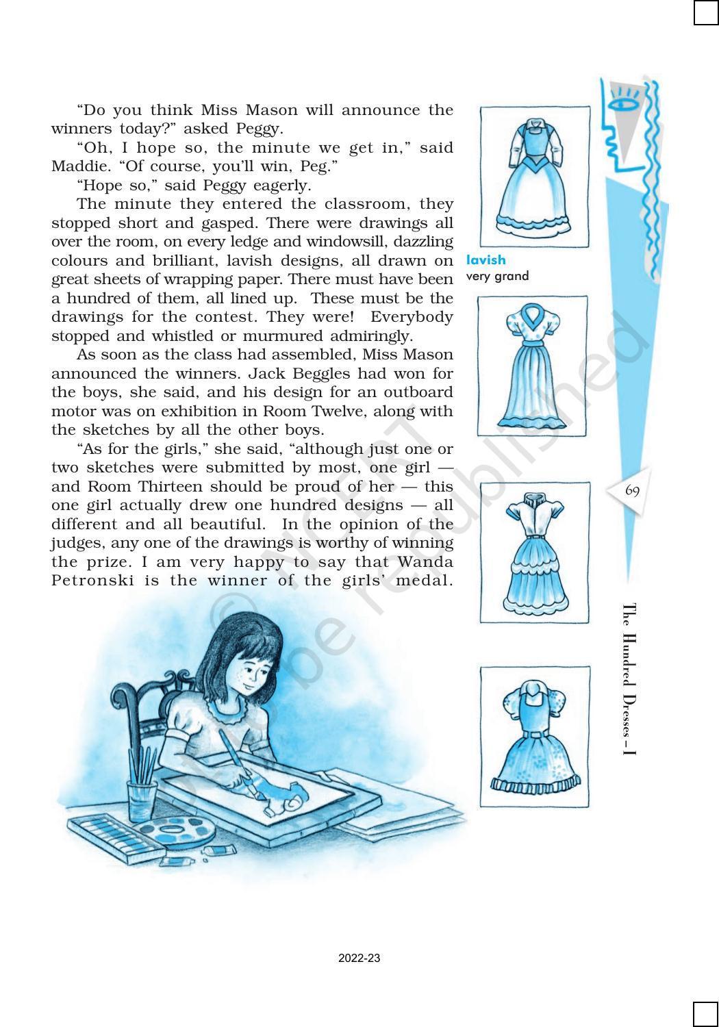 NCERT Solutions For Class 10 English First Flight Chapter 6 The Hundred  Dresses 2