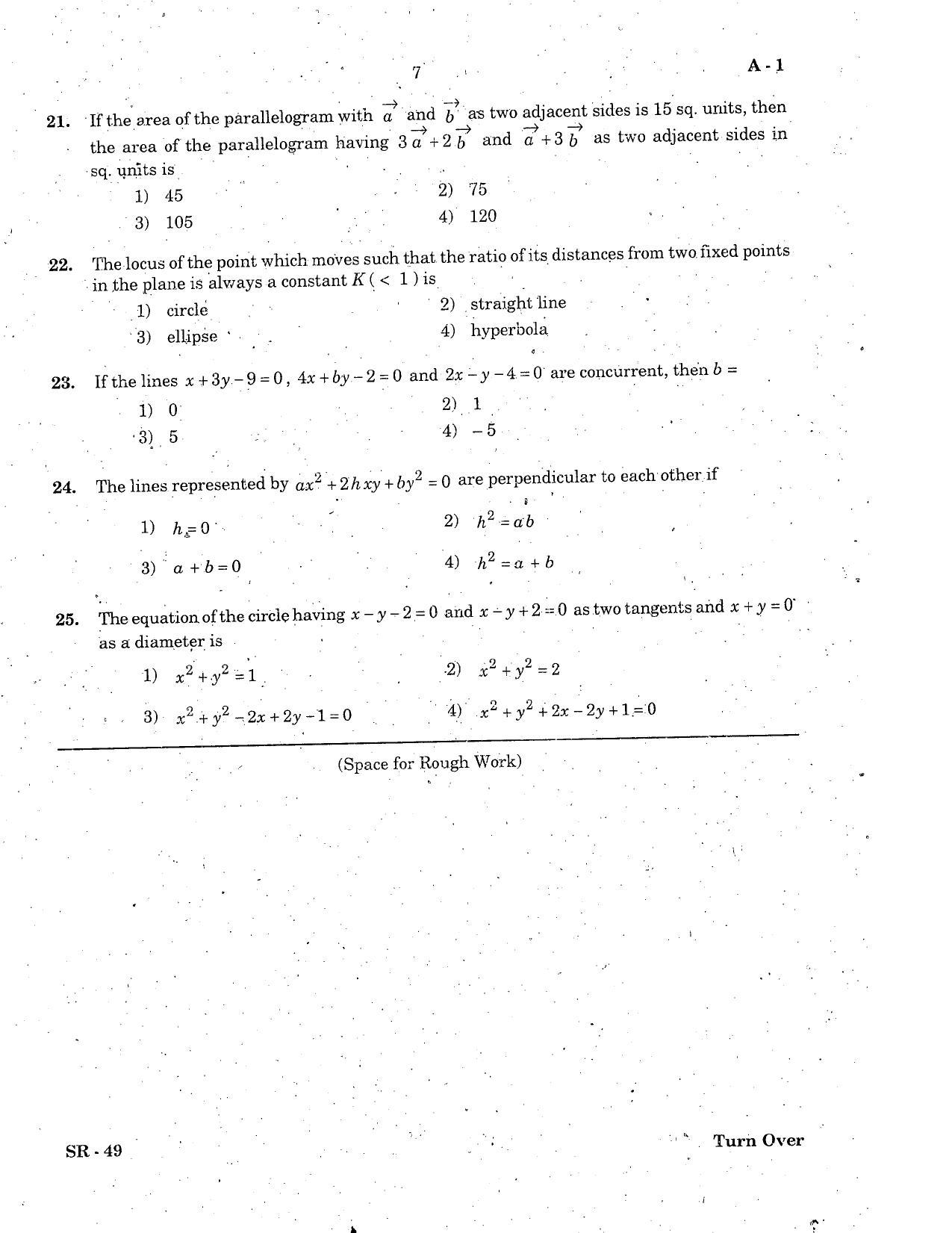 KCET Mathematics 2006 Question Papers - IndCareer Docs