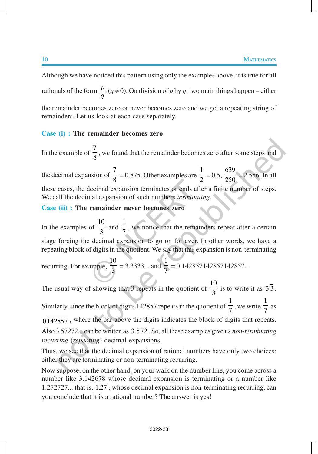 Ncert Book For Class 9 Maths Chapter 1 Number System 2931