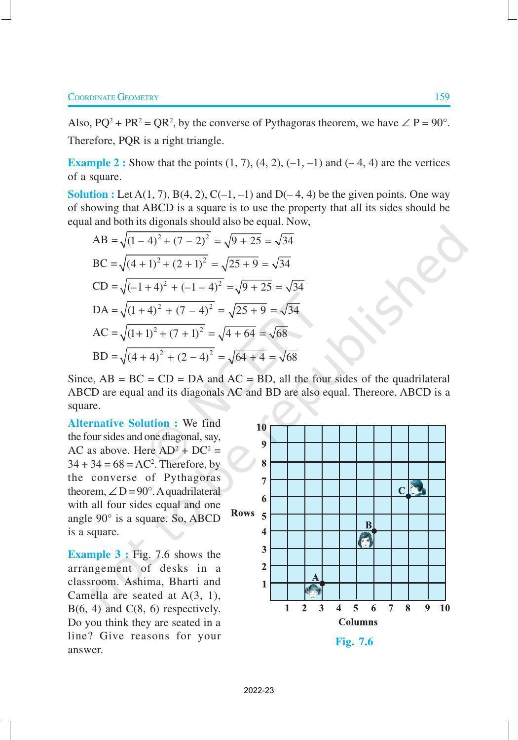 NCERT Book For Class 10 Maths Chapter 7 Coordinate Geometry - IndCareer ...